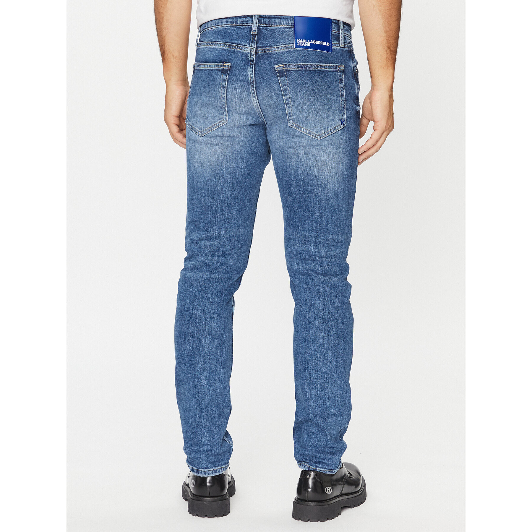 Karl Lagerfeld Jeans Дънки 235D1104 Син Slim Fit - Pepit.bg