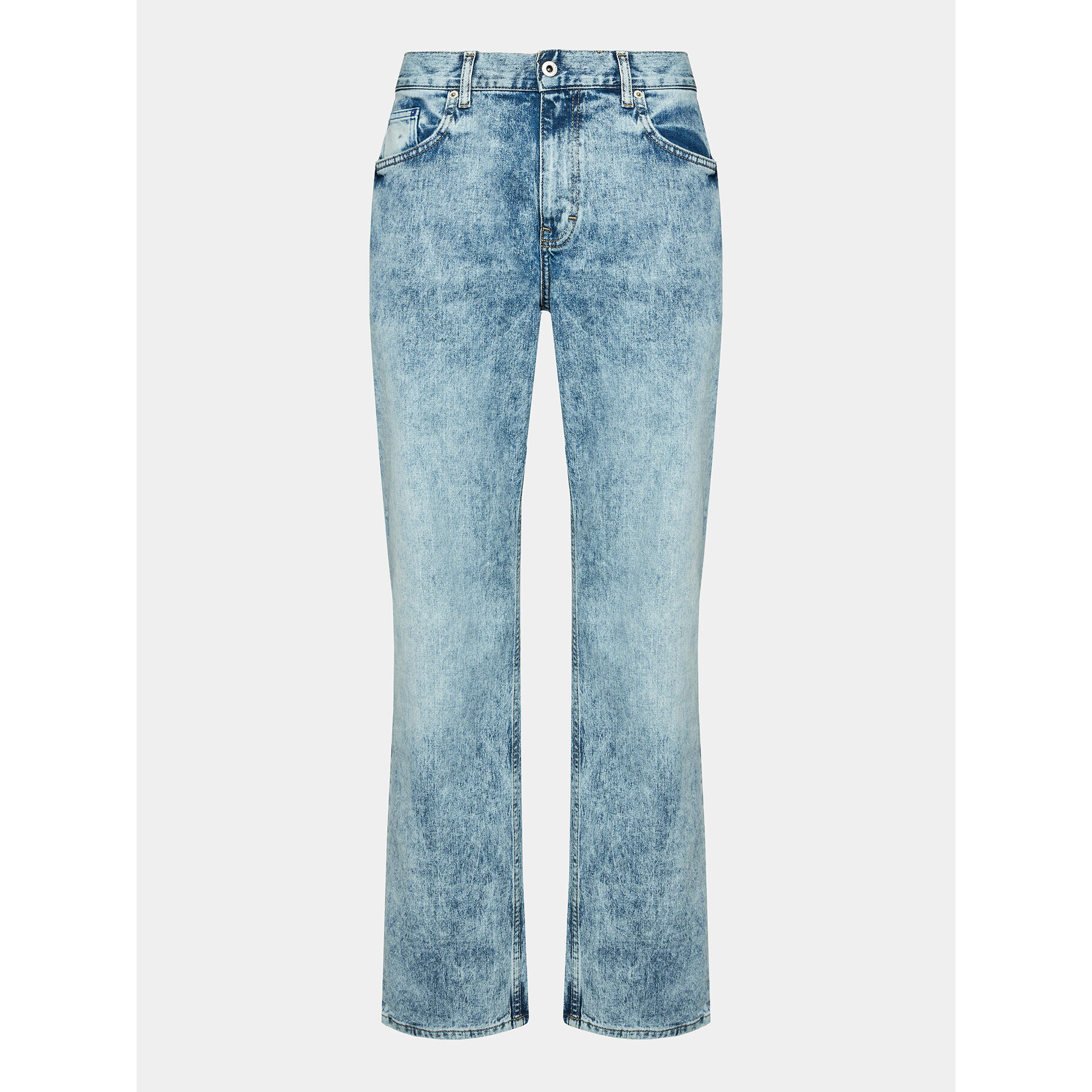 Karl Lagerfeld Jeans Дънки 235D1106 Син Straight Fit - Pepit.bg