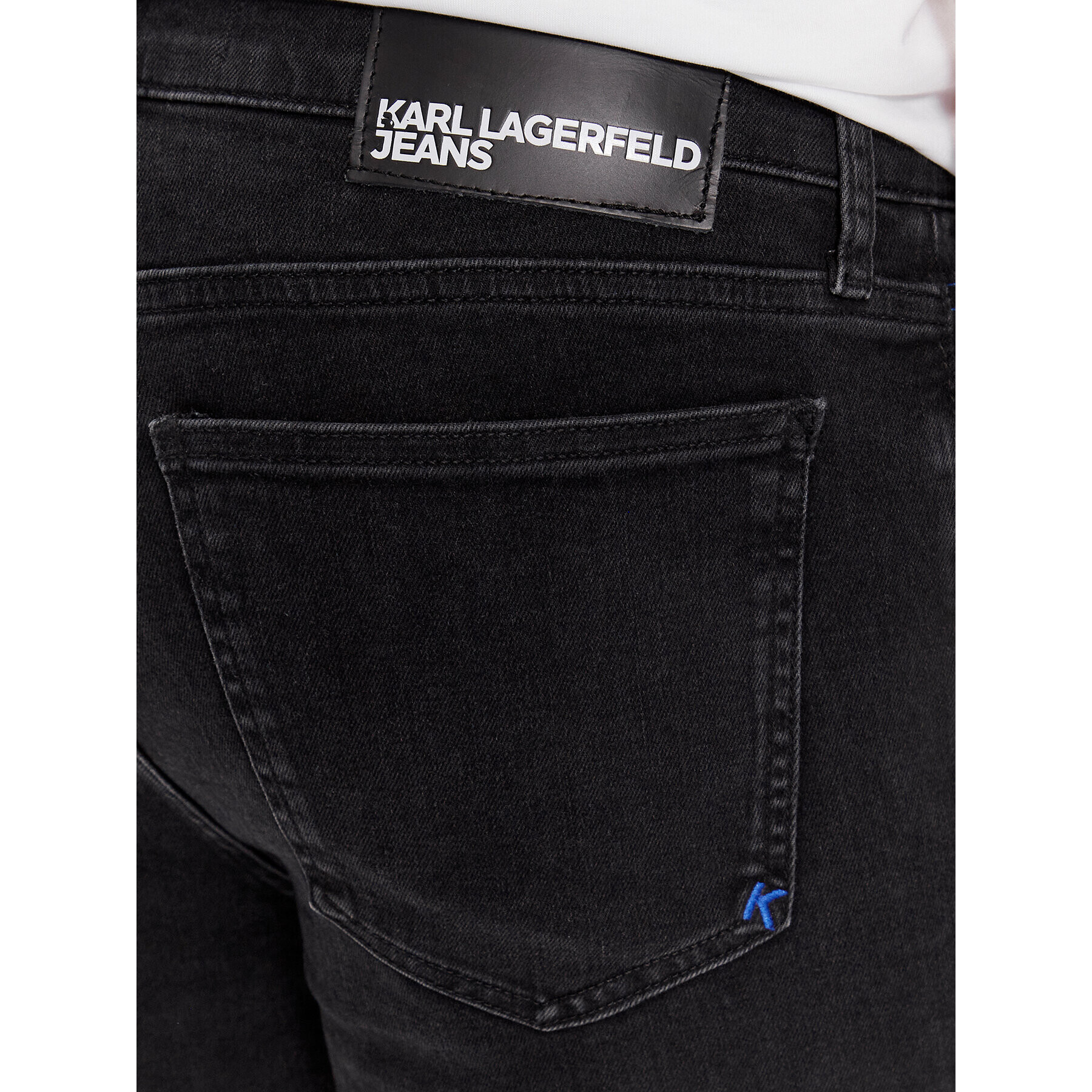 Karl Lagerfeld Jeans Дънки 240D1101 Черен Skinny Fit - Pepit.bg