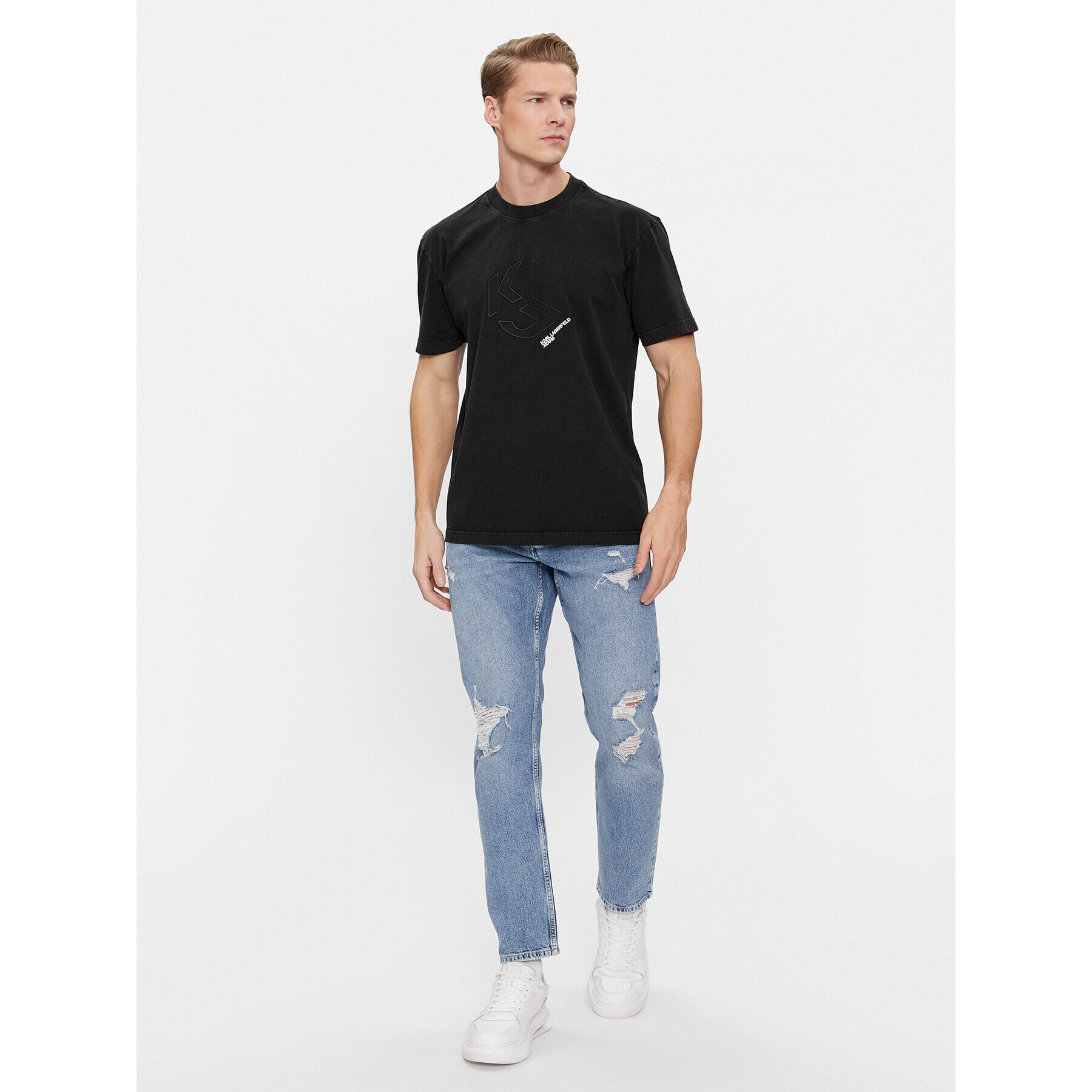 Karl Lagerfeld Jeans Дънки 240D1113 Син Slim Fit - Pepit.bg