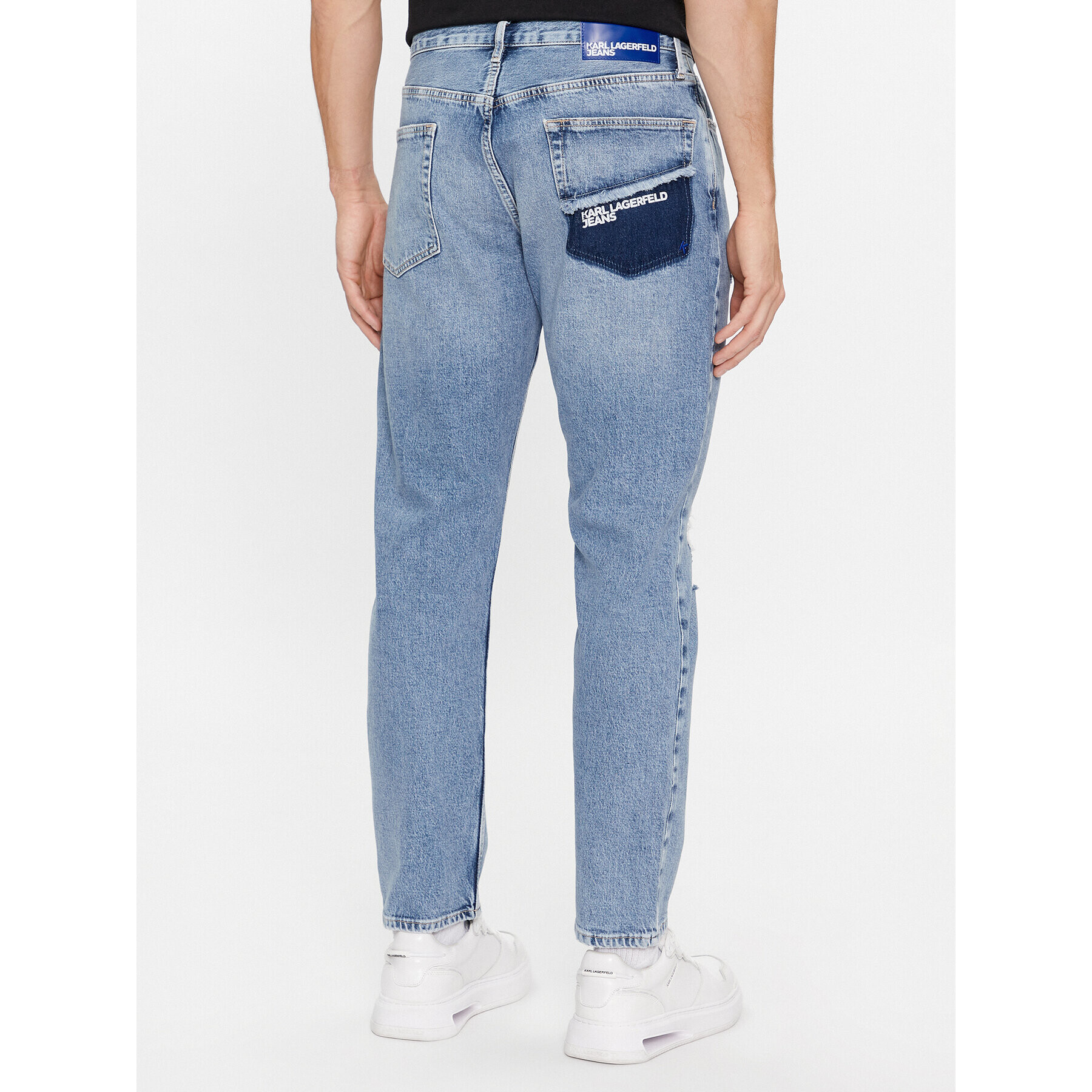 Karl Lagerfeld Jeans Дънки 240D1113 Син Slim Fit - Pepit.bg