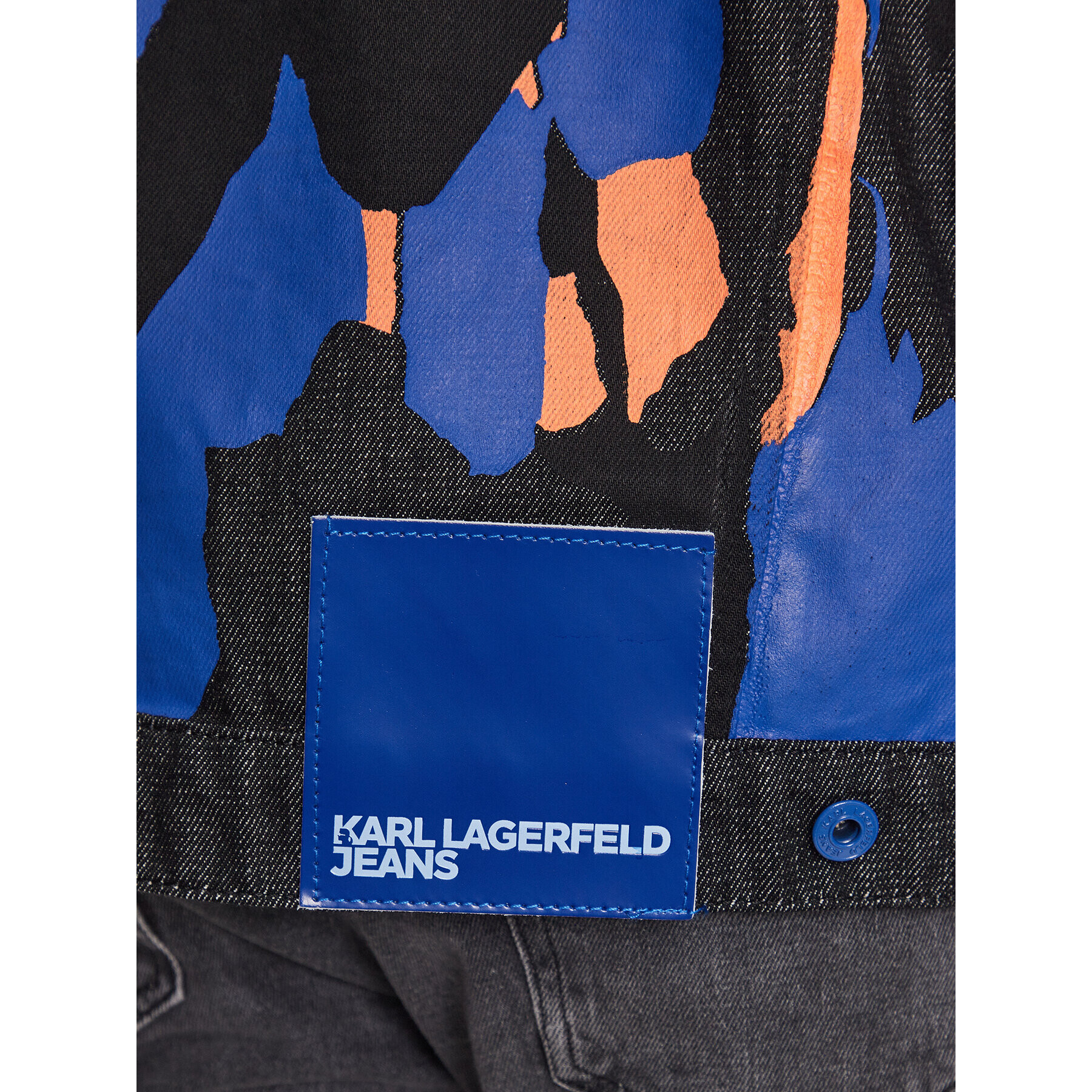 Karl Lagerfeld Jeans Дънково яке 231D1450 Цветен Relaxed Fit - Pepit.bg