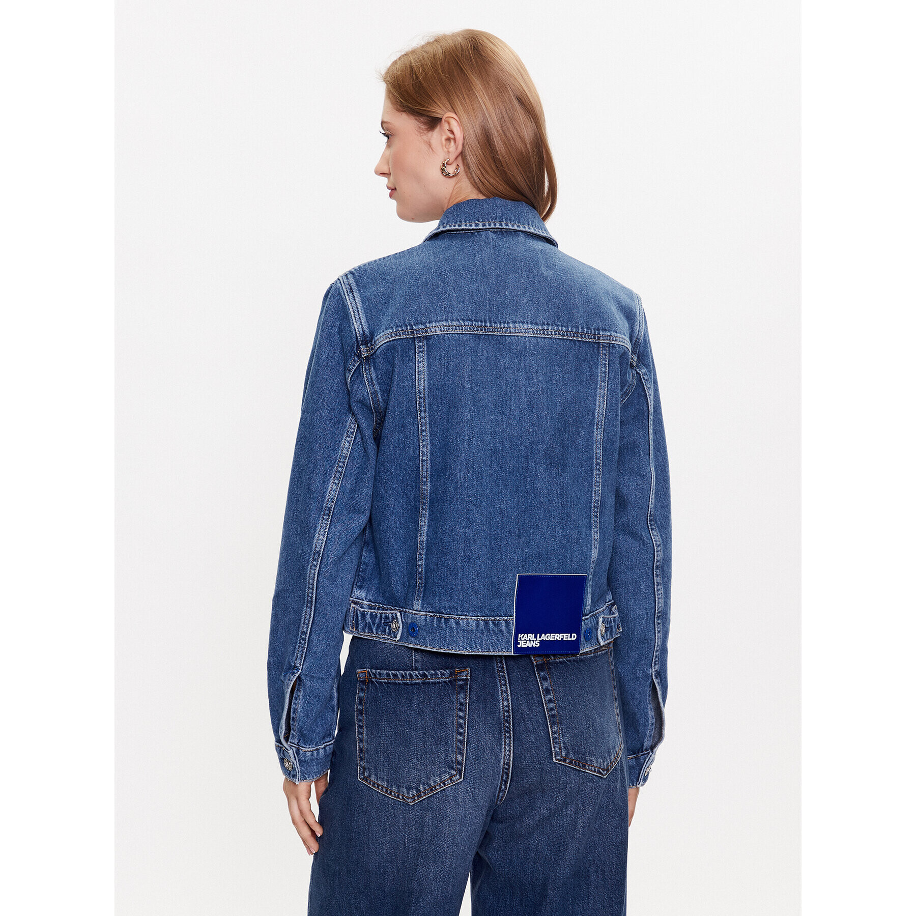 Karl Lagerfeld Jeans Дънково яке 231J1403 Син Regular Fit - Pepit.bg