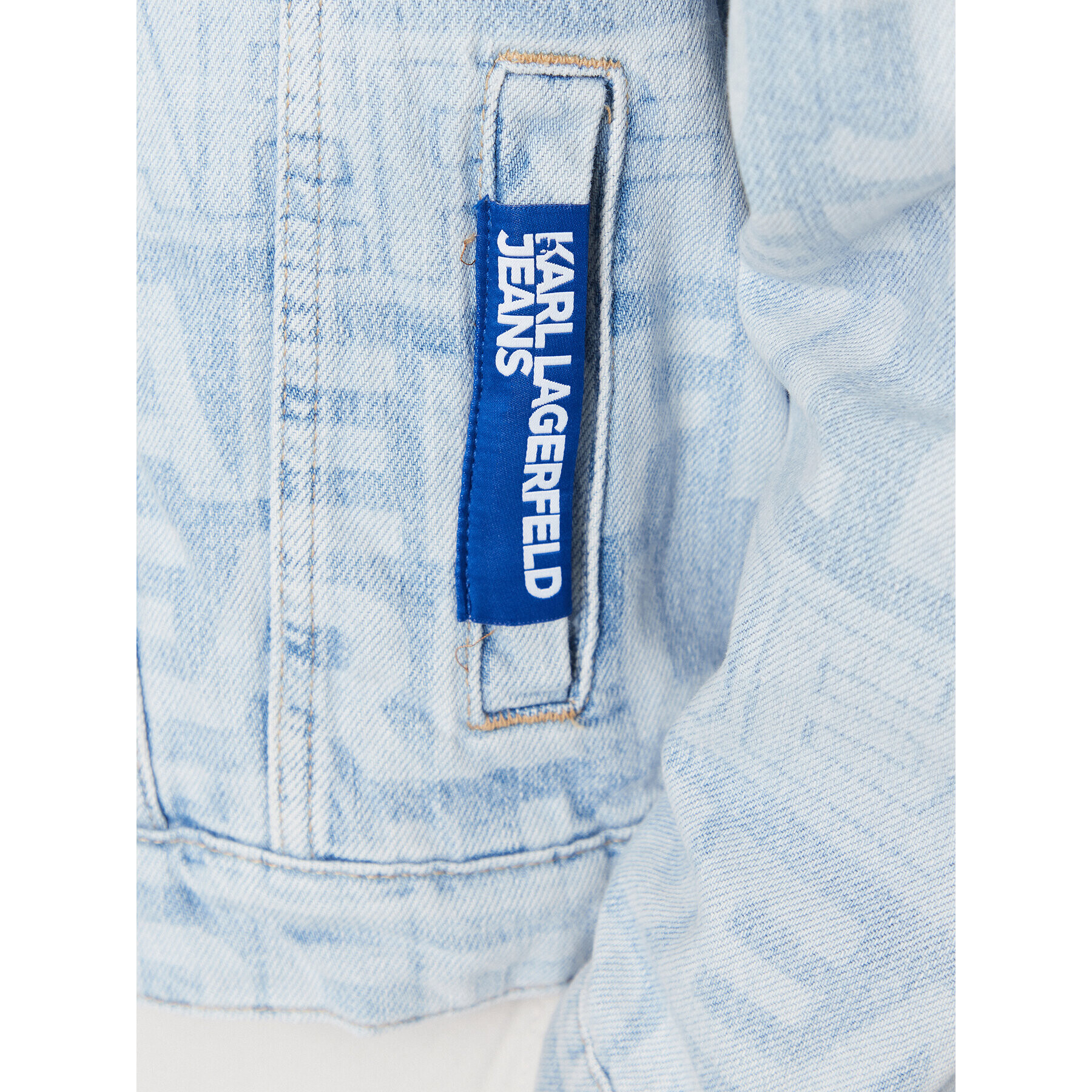 Karl Lagerfeld Jeans Дънково яке 235D1451 Син Regular Fit - Pepit.bg