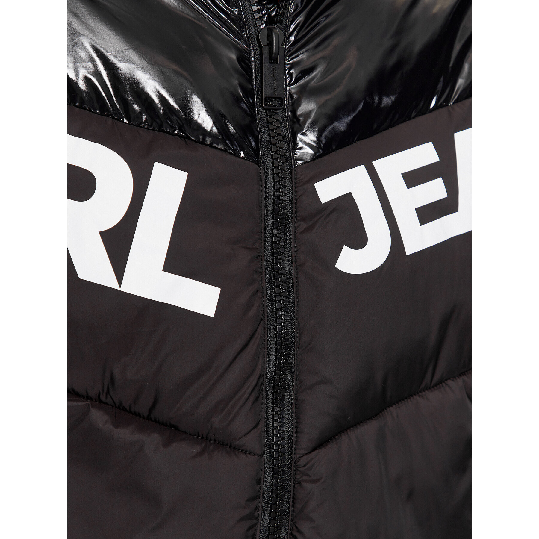 Karl Lagerfeld Jeans KARL LAGERFELD Пухено яке Klj Logo Puffer Jacket 236D1551 Черен Regular Fit - Pepit.bg