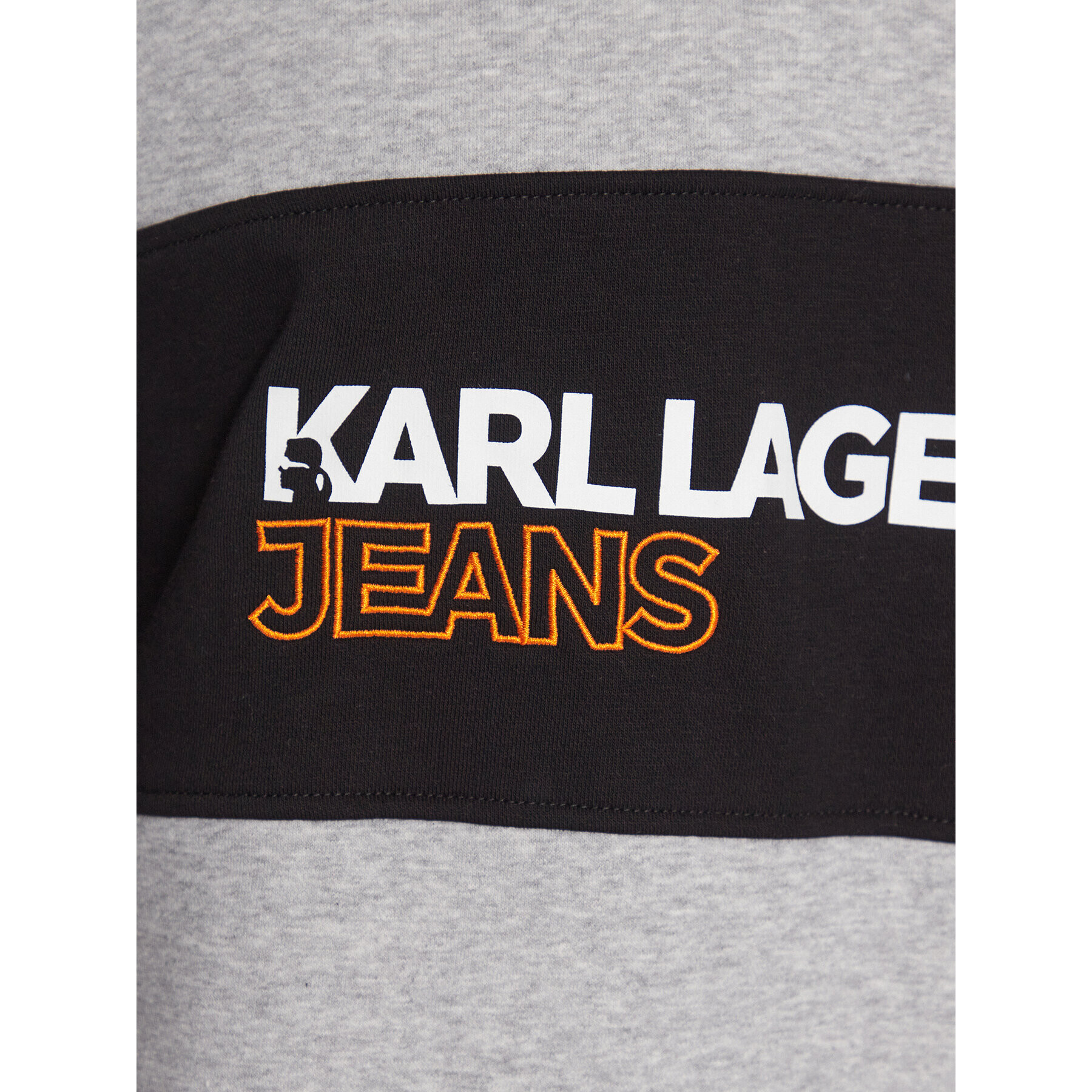 Karl Lagerfeld Jeans Суитшърт 231D1803 Сив Relaxed Fit - Pepit.bg