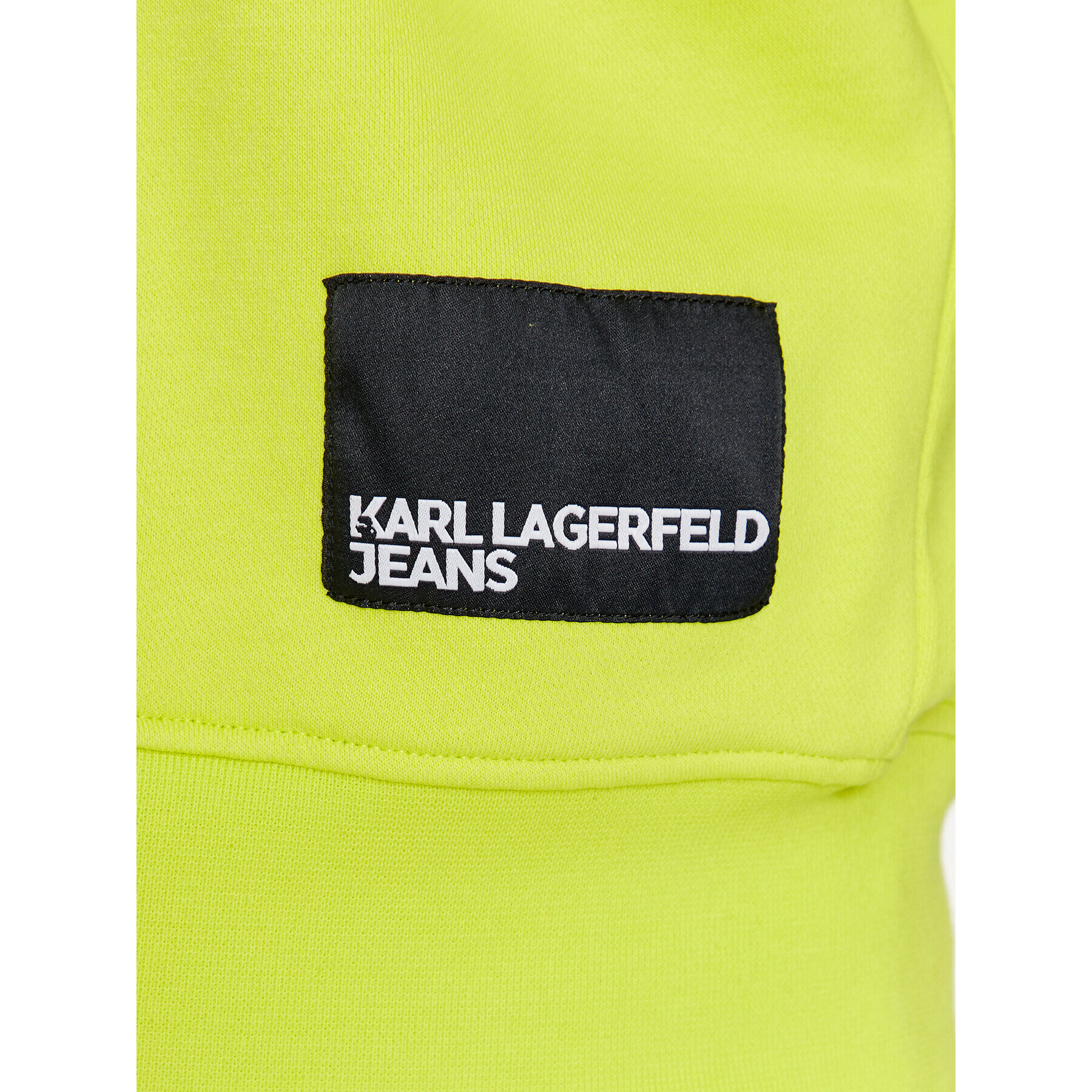 Karl Lagerfeld Jeans Суитшърт Unisex Logo 231J1850 Зелен Regular Fit - Pepit.bg