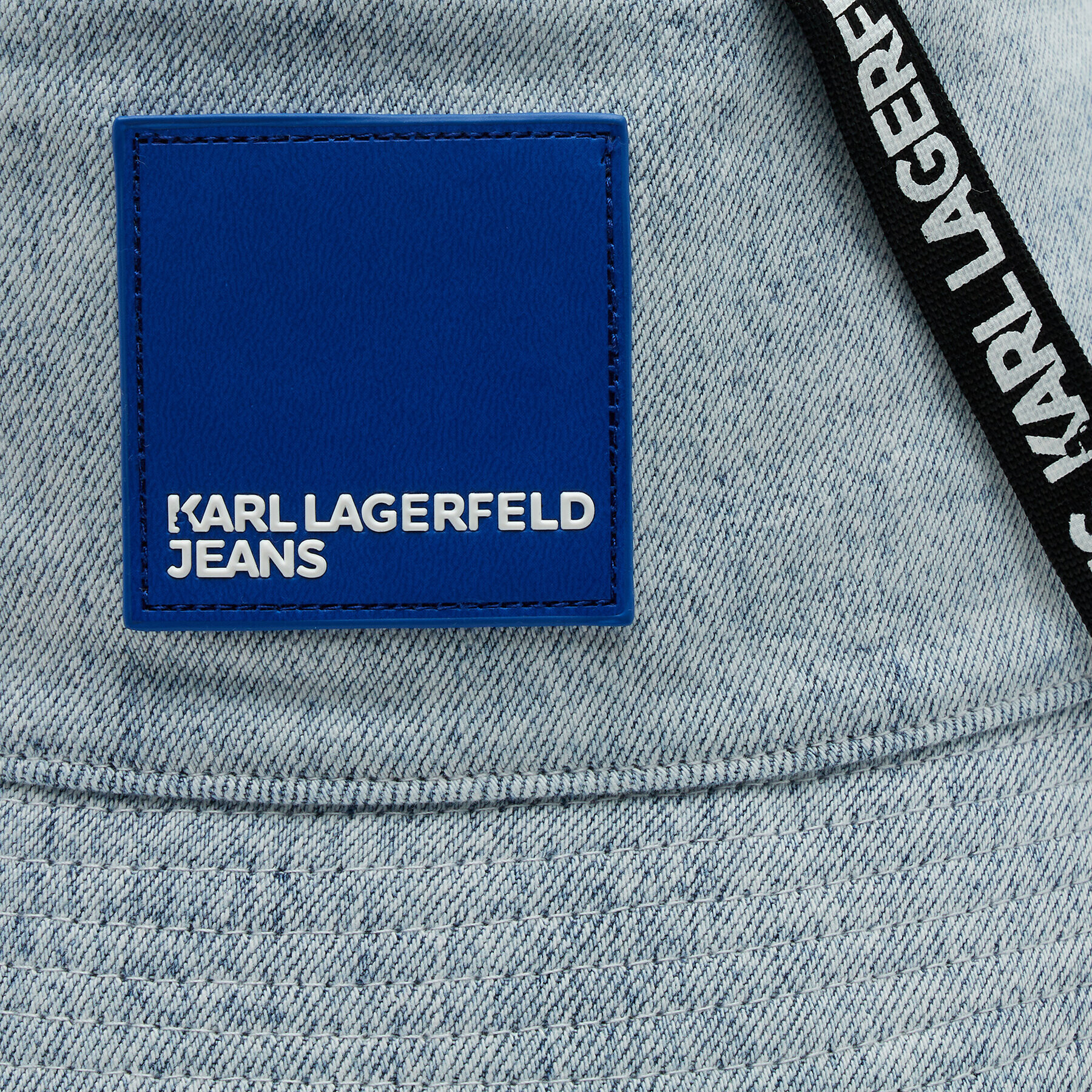 Karl Lagerfeld Jeans Текстилна шапка 231D3405 Син - Pepit.bg