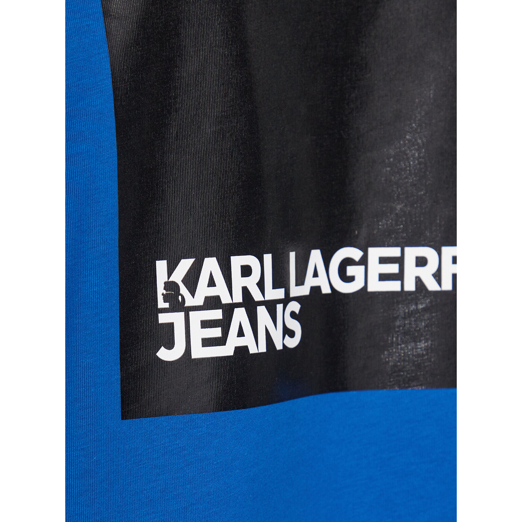 Karl Lagerfeld Jeans Тишърт Logo 231D1704 Син Relaxed Fit - Pepit.bg