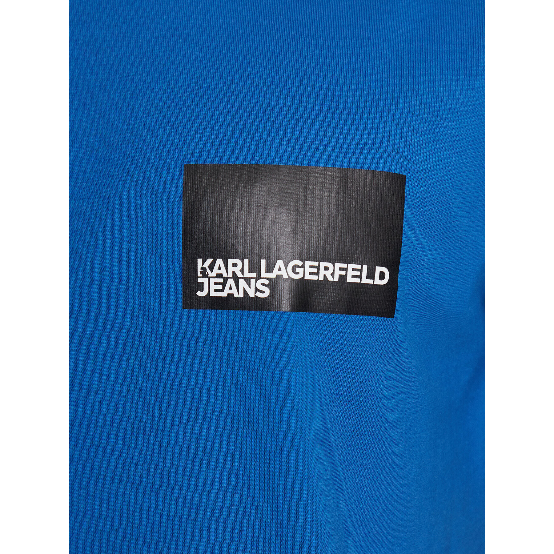 Karl Lagerfeld Jeans Тишърт Logo 231D1706 Син Regular Fit - Pepit.bg