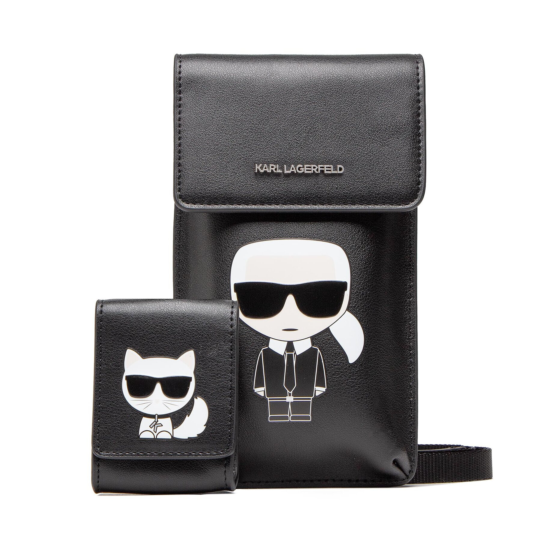 KARL LAGERFELD Калъф за телефон 225W3207 Черен - Pepit.bg