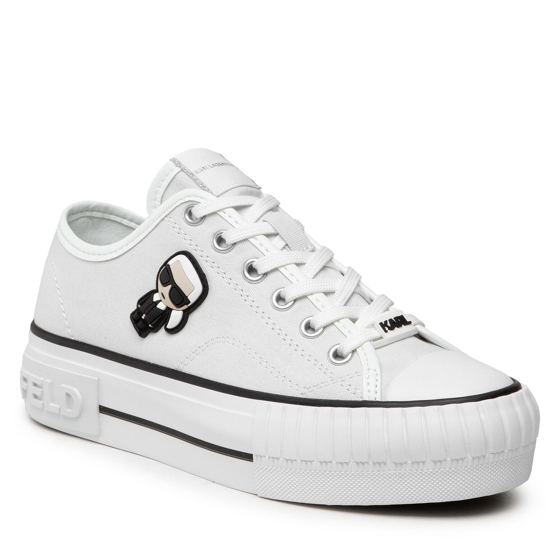 KARL LAGERFELD Кецове KL60410 Бял - Pepit.bg