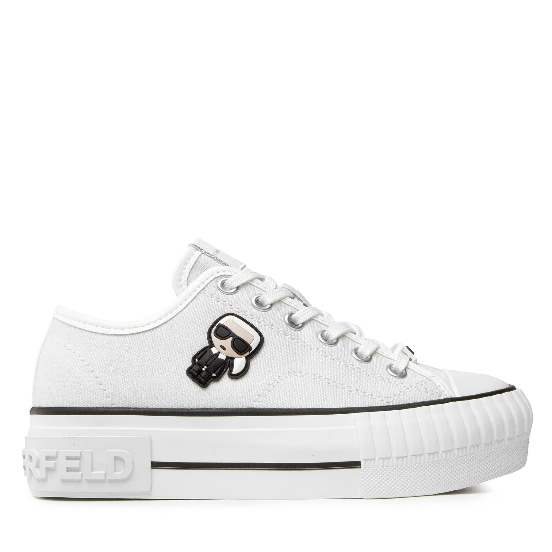 KARL LAGERFELD Кецове KL60410 Бял - Pepit.bg