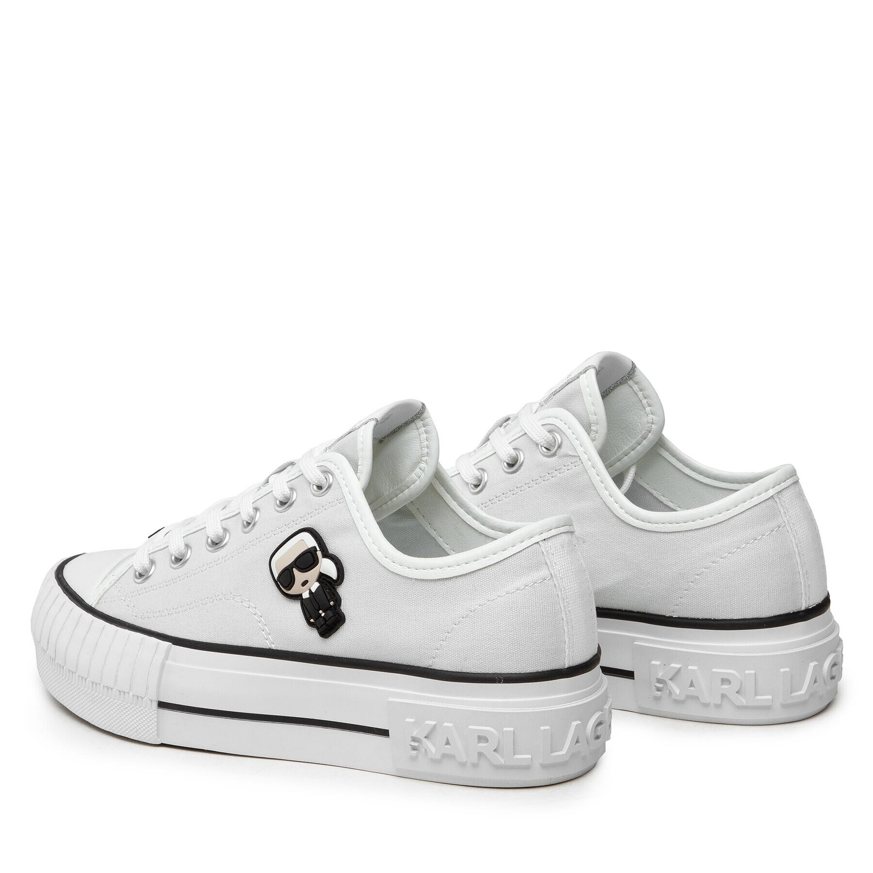KARL LAGERFELD Кецове KL60410 Бял - Pepit.bg