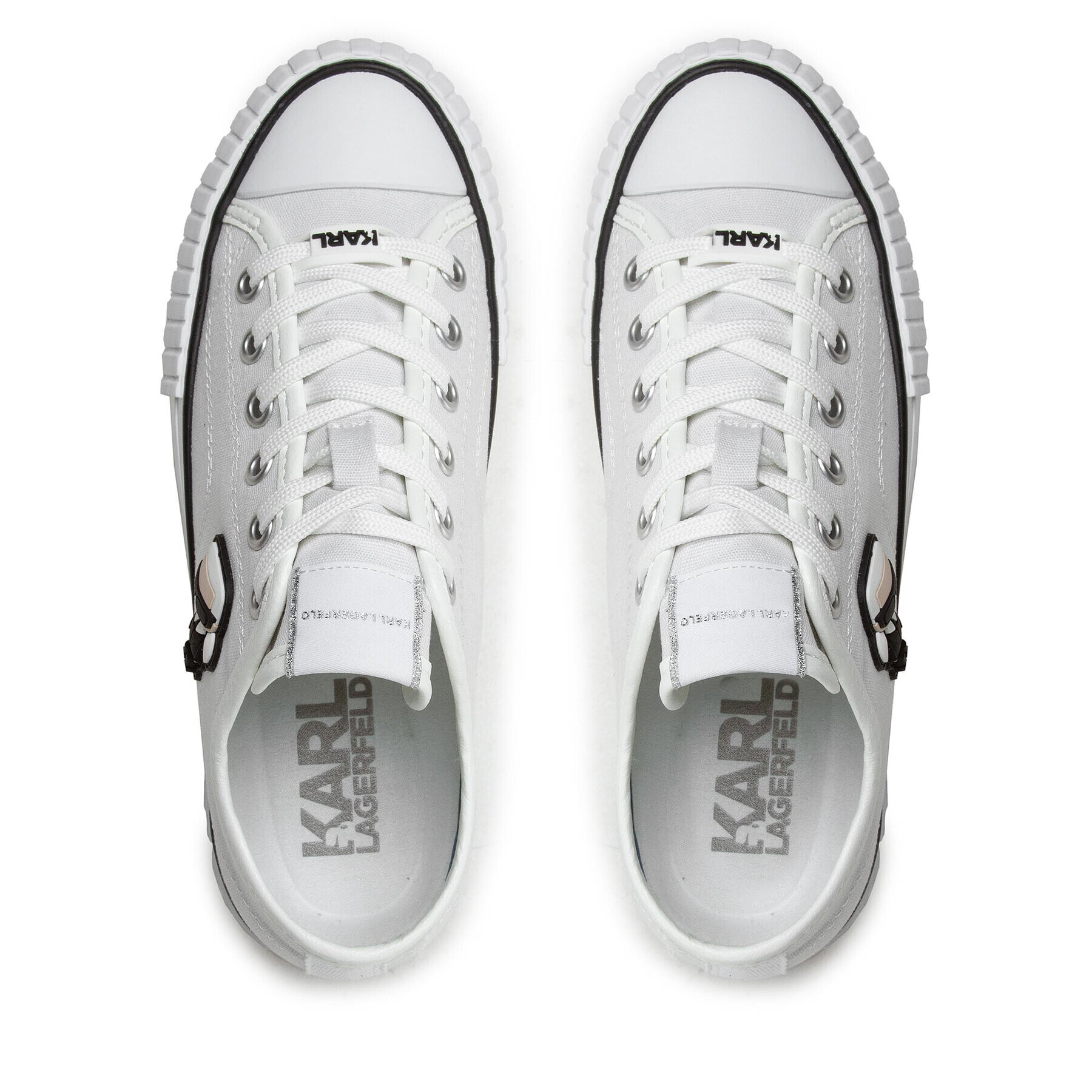 KARL LAGERFELD Кецове KL60410 Бял - Pepit.bg