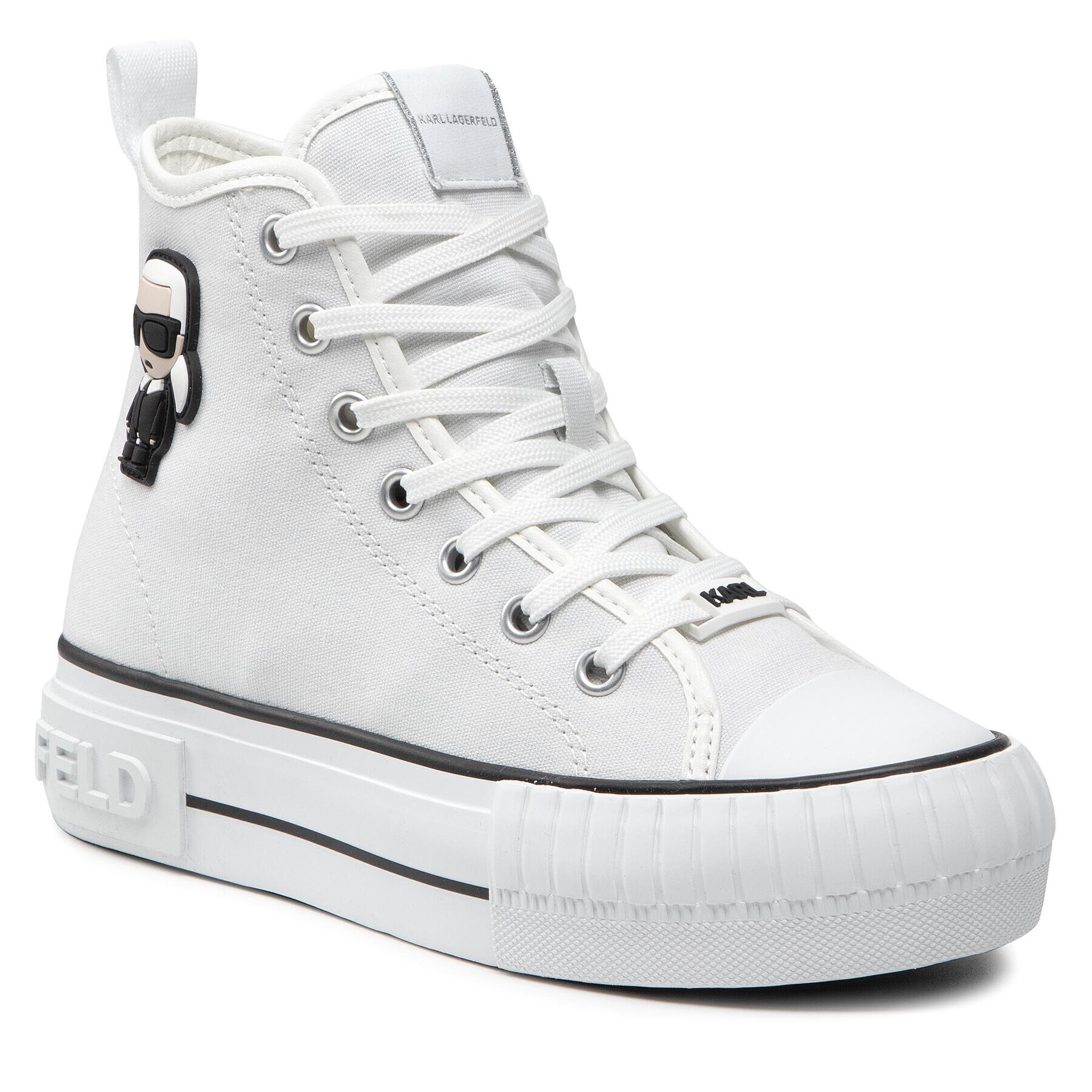 KARL LAGERFELD Кецове KL60450 Бял - Pepit.bg