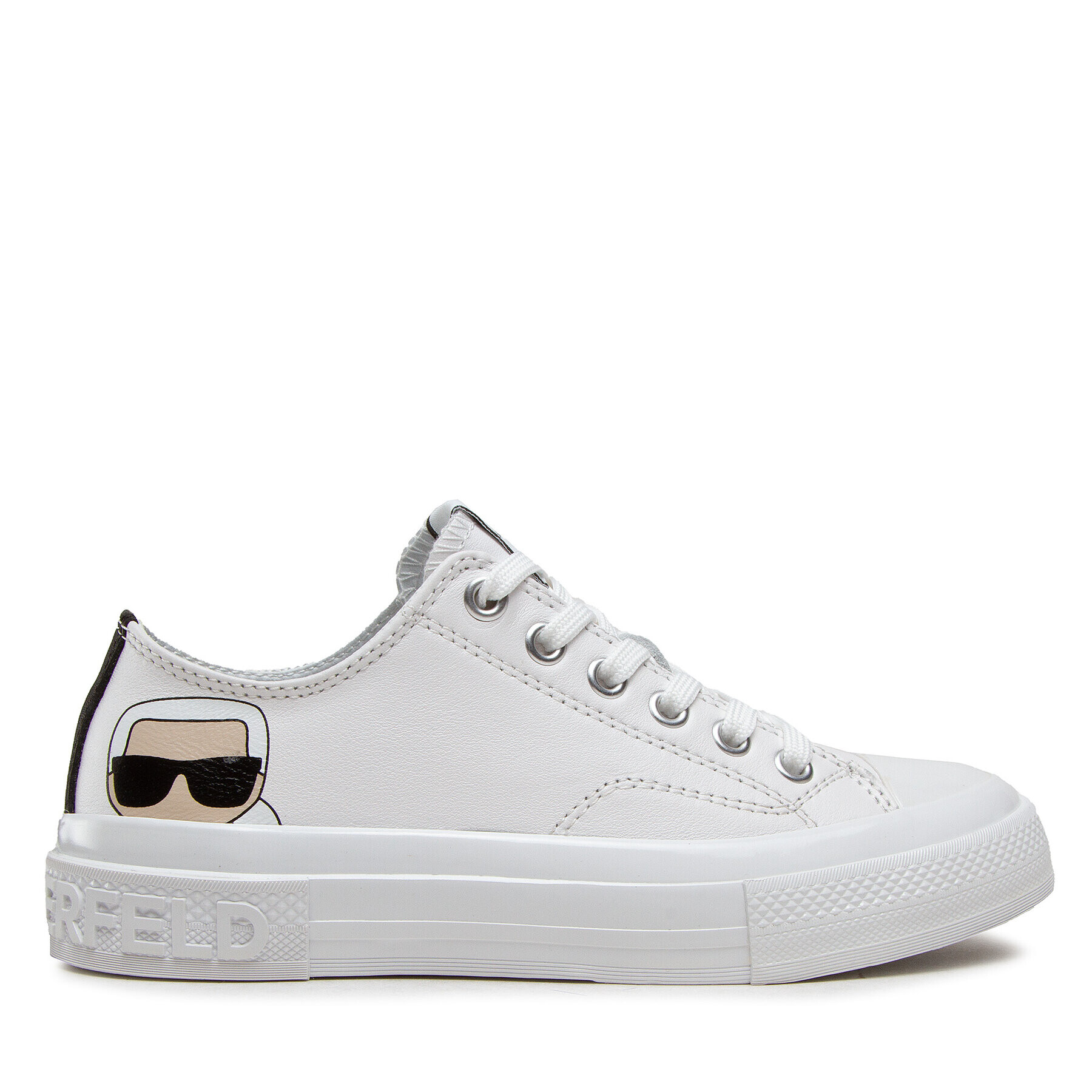 KARL LAGERFELD Кецове KL60311L Бял - Pepit.bg