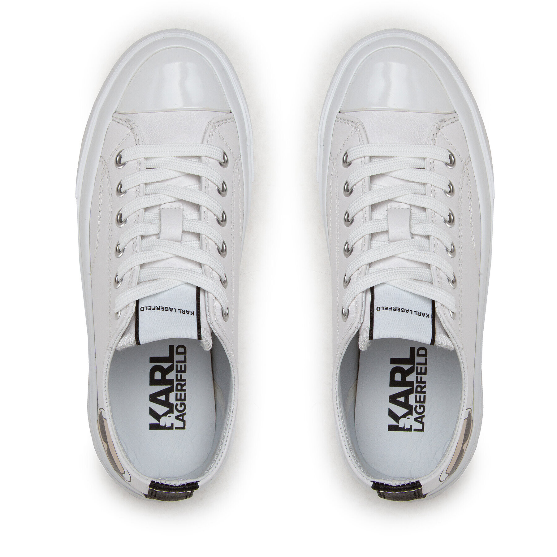 KARL LAGERFELD Кецове KL60311L Бял - Pepit.bg