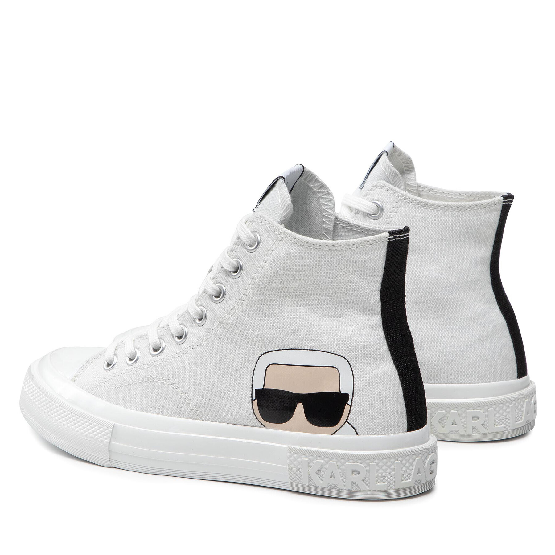 KARL LAGERFELD Кецове KL60350 Бял - Pepit.bg