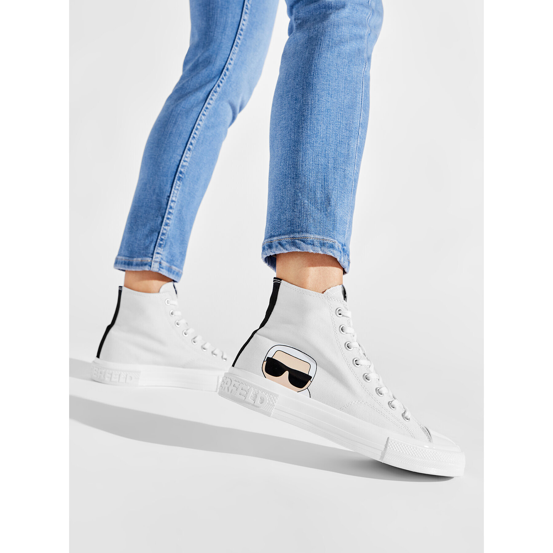 KARL LAGERFELD Кецове KL60350 Бял - Pepit.bg