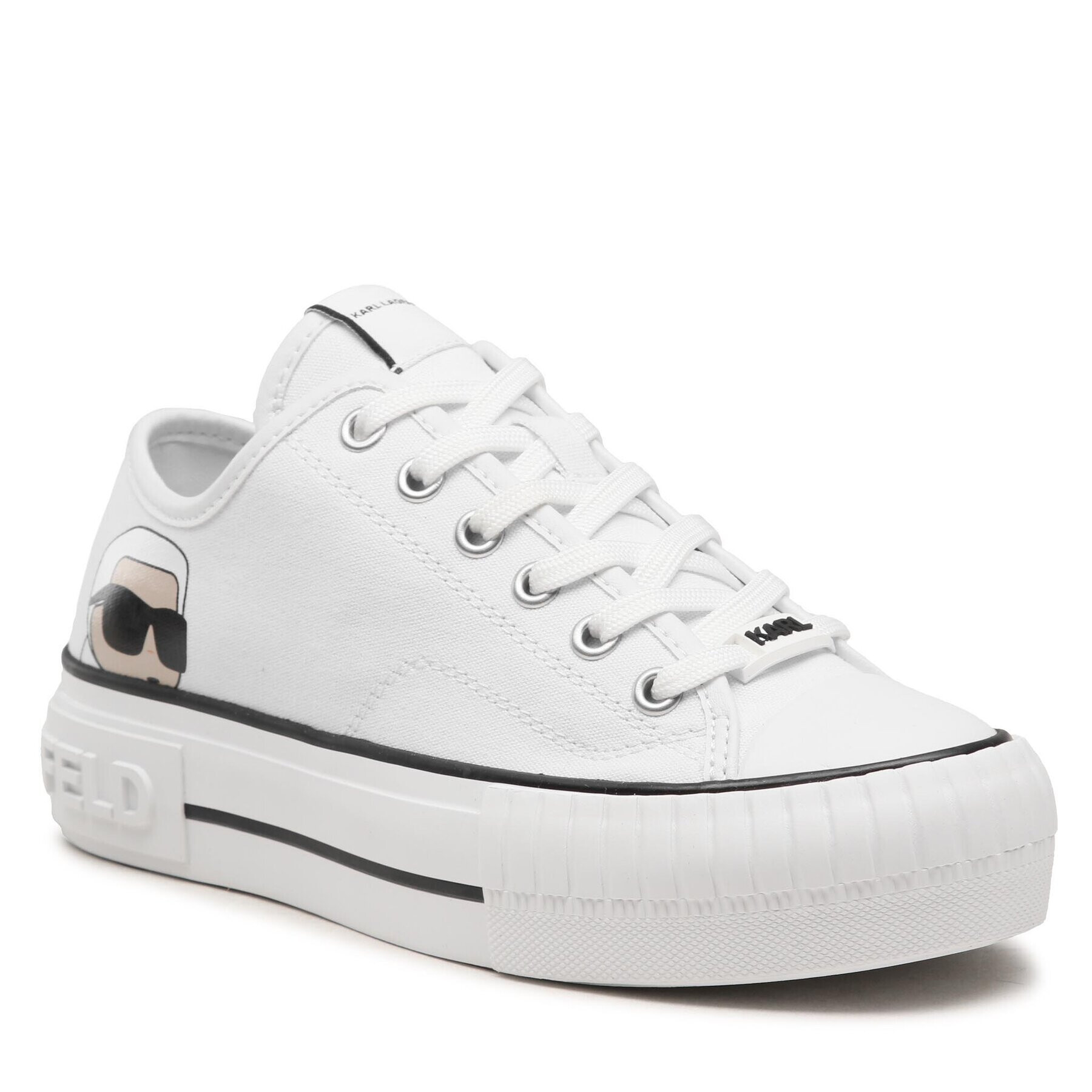 KARL LAGERFELD Кецове KL60410N Бял - Pepit.bg