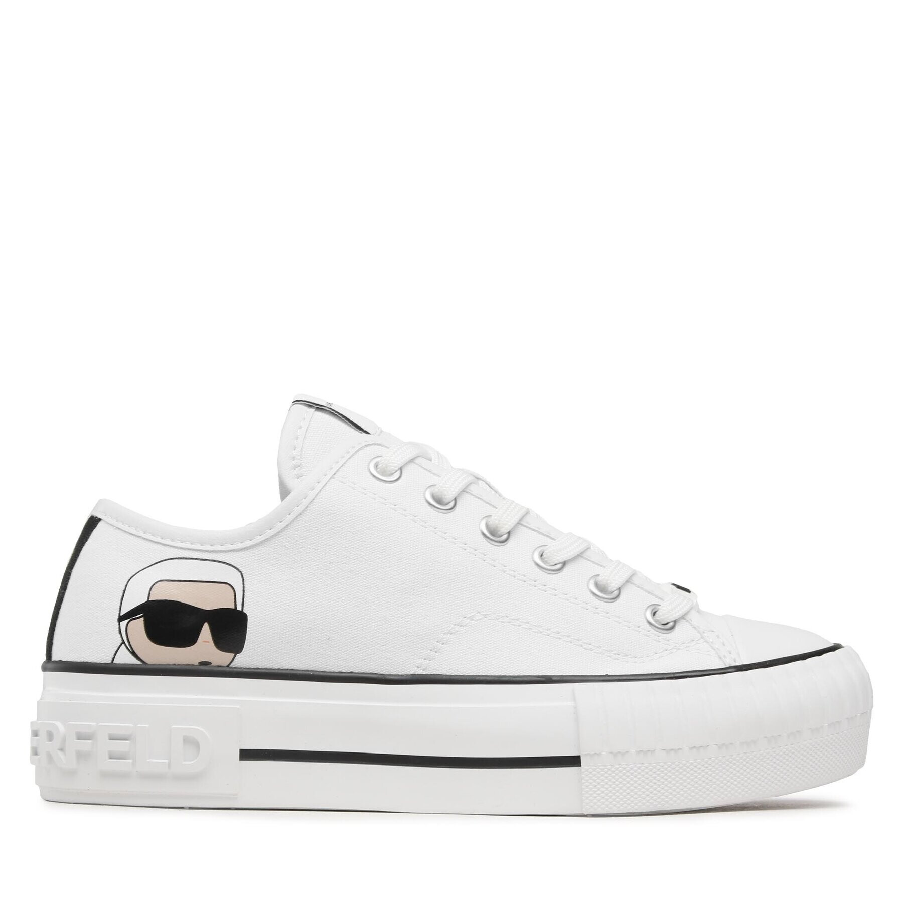KARL LAGERFELD Кецове KL60410N Бял - Pepit.bg