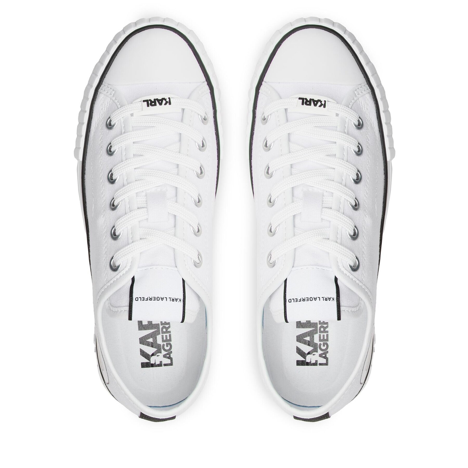 KARL LAGERFELD Кецове KL60410N Бял - Pepit.bg