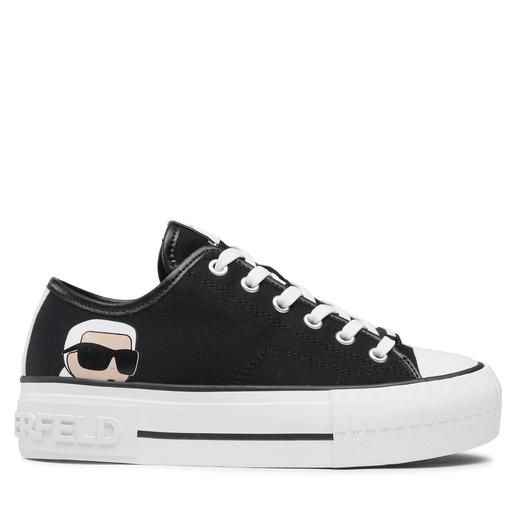 KARL LAGERFELD Кецове KL60410N Черен - Pepit.bg