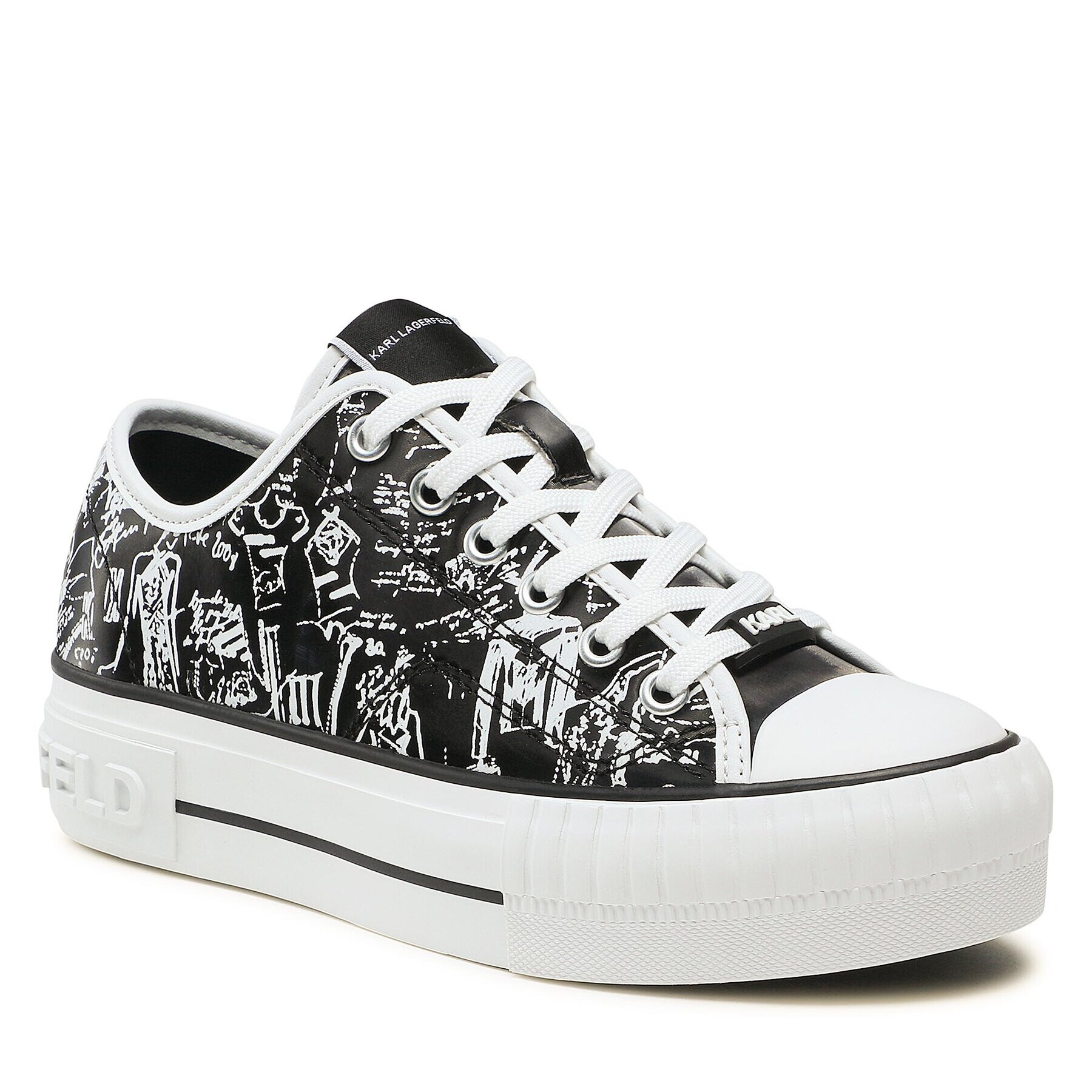 KARL LAGERFELD Кецове KL60418 Черен - Pepit.bg