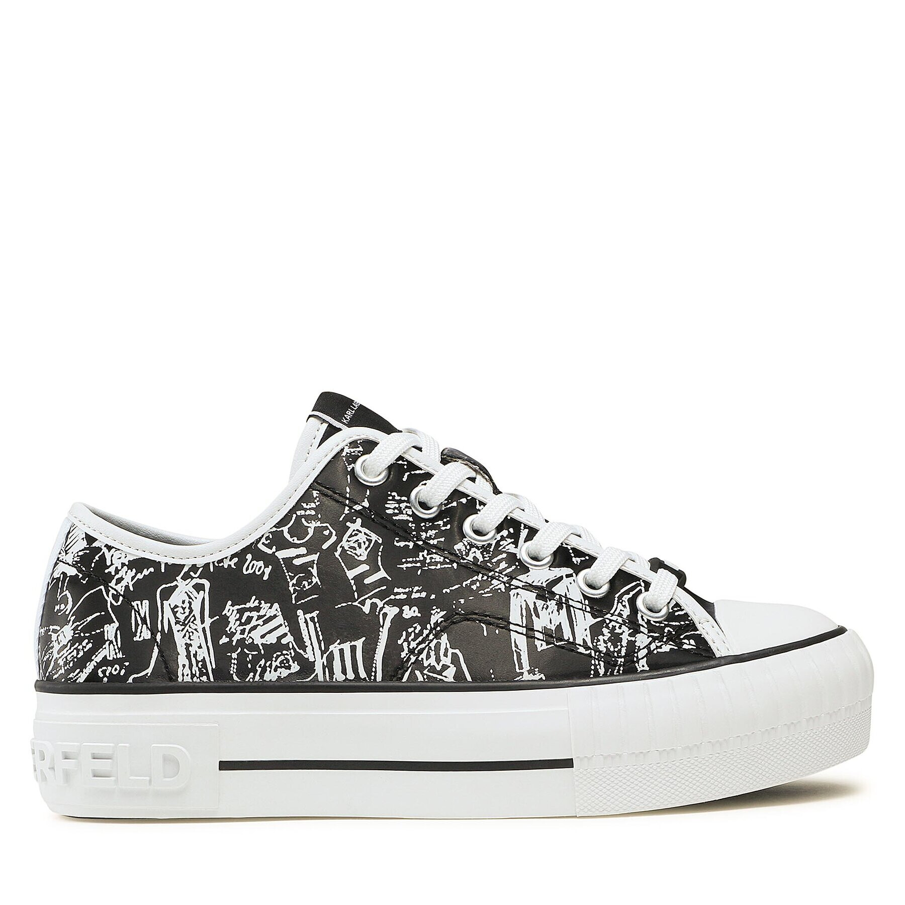 KARL LAGERFELD Кецове KL60418 Черен - Pepit.bg