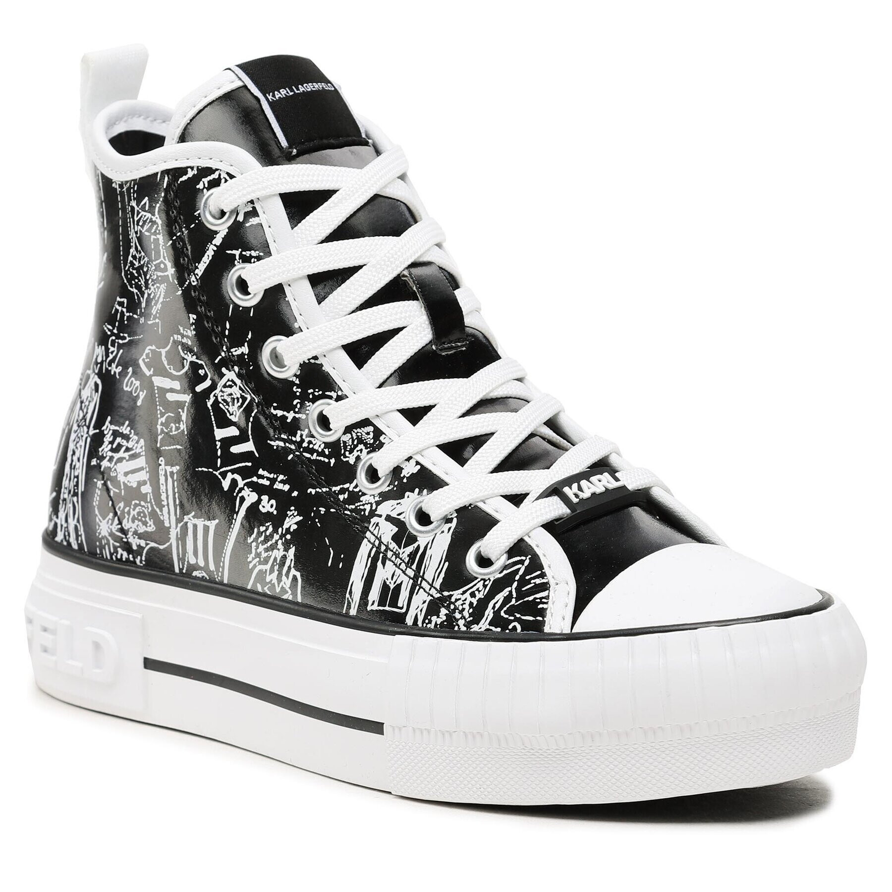 KARL LAGERFELD Кецове KL60448 Черен - Pepit.bg