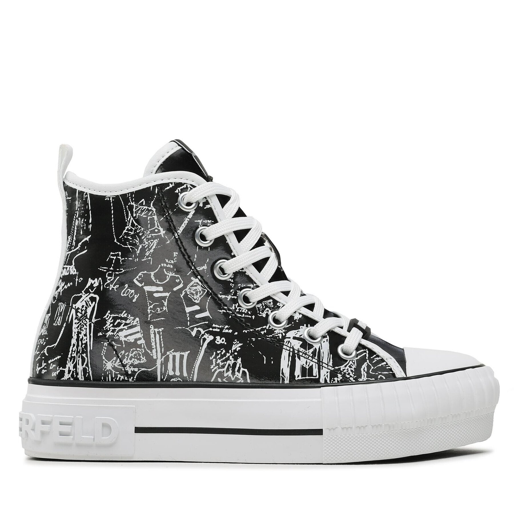KARL LAGERFELD Кецове KL60448 Черен - Pepit.bg