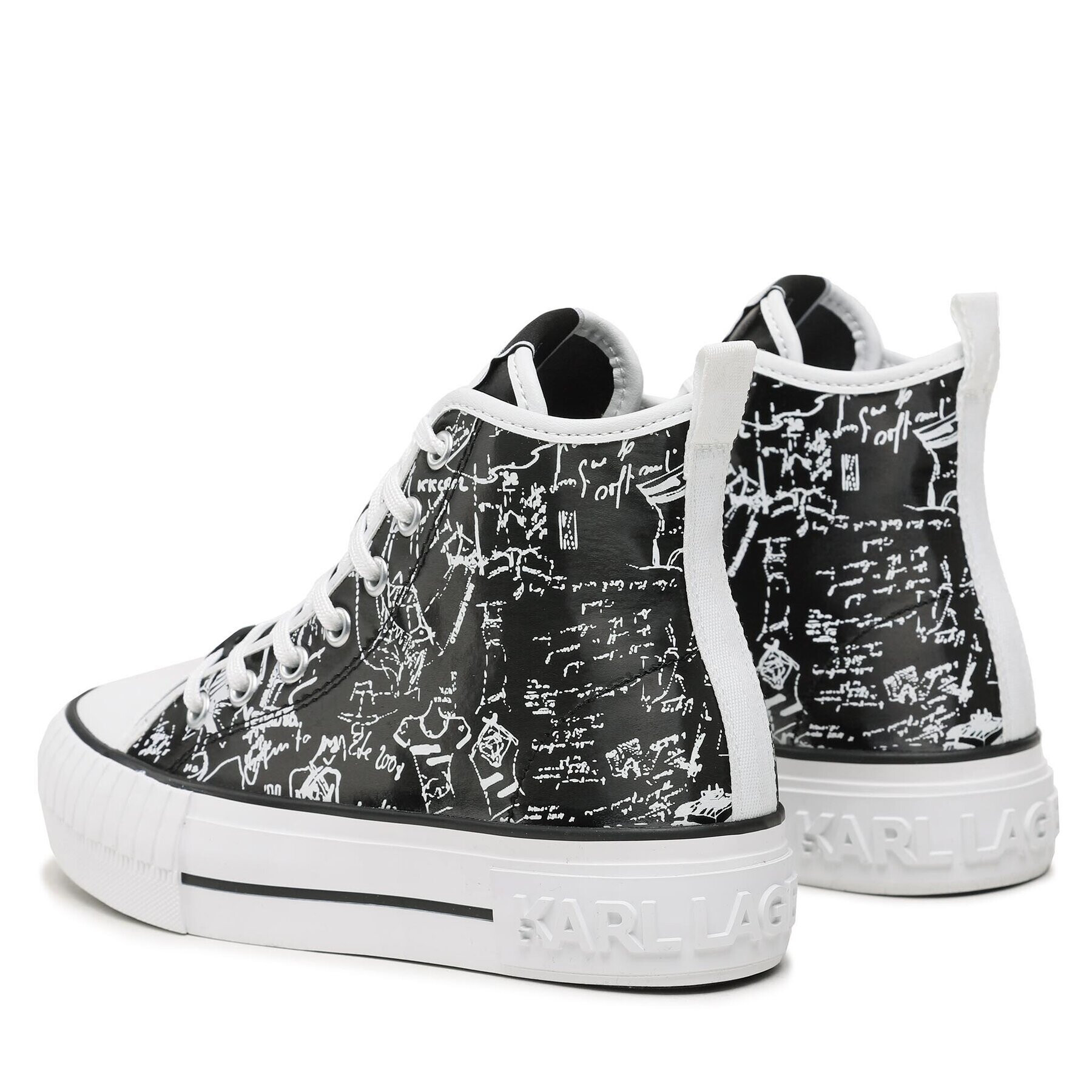 KARL LAGERFELD Кецове KL60448 Черен - Pepit.bg