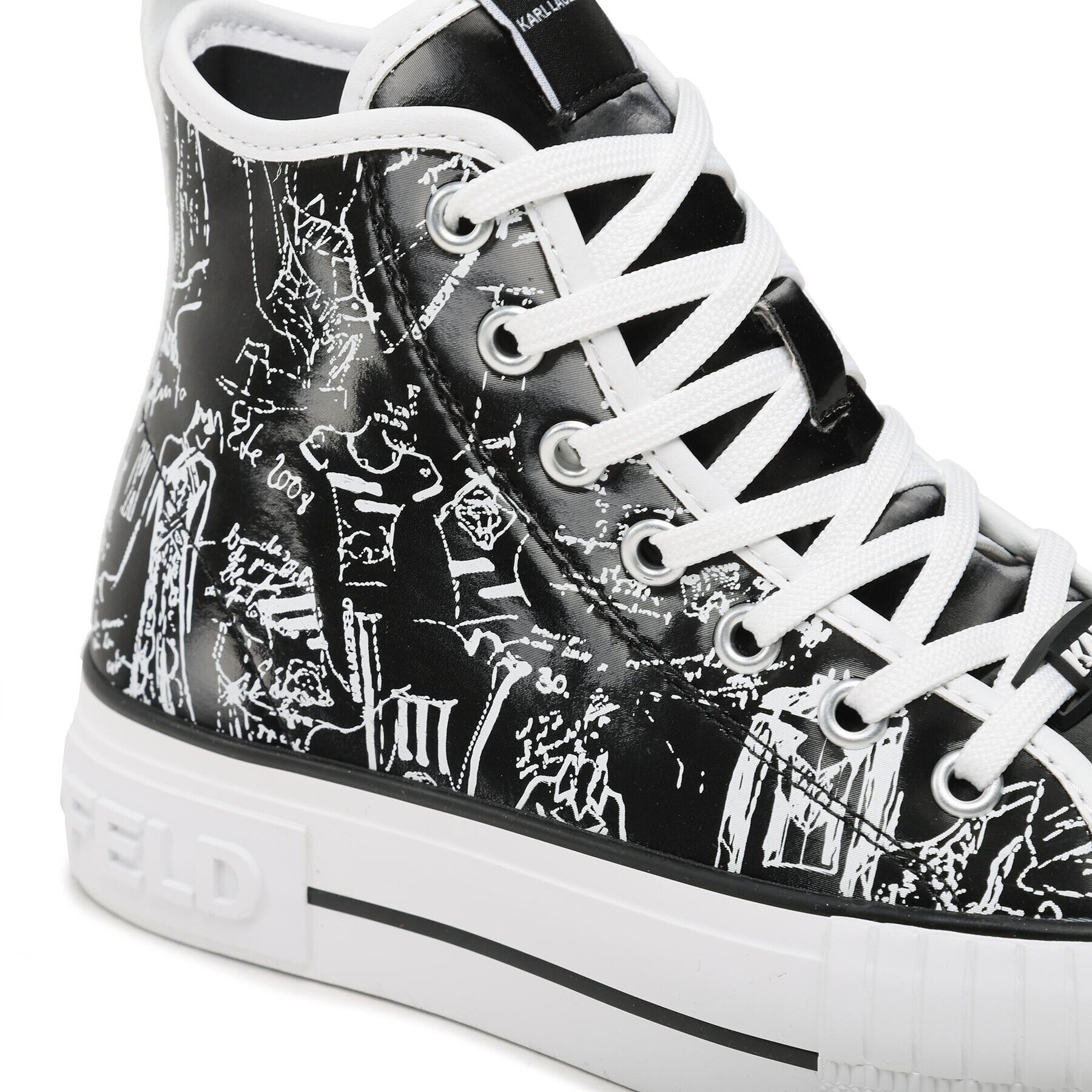KARL LAGERFELD Кецове KL60448 Черен - Pepit.bg