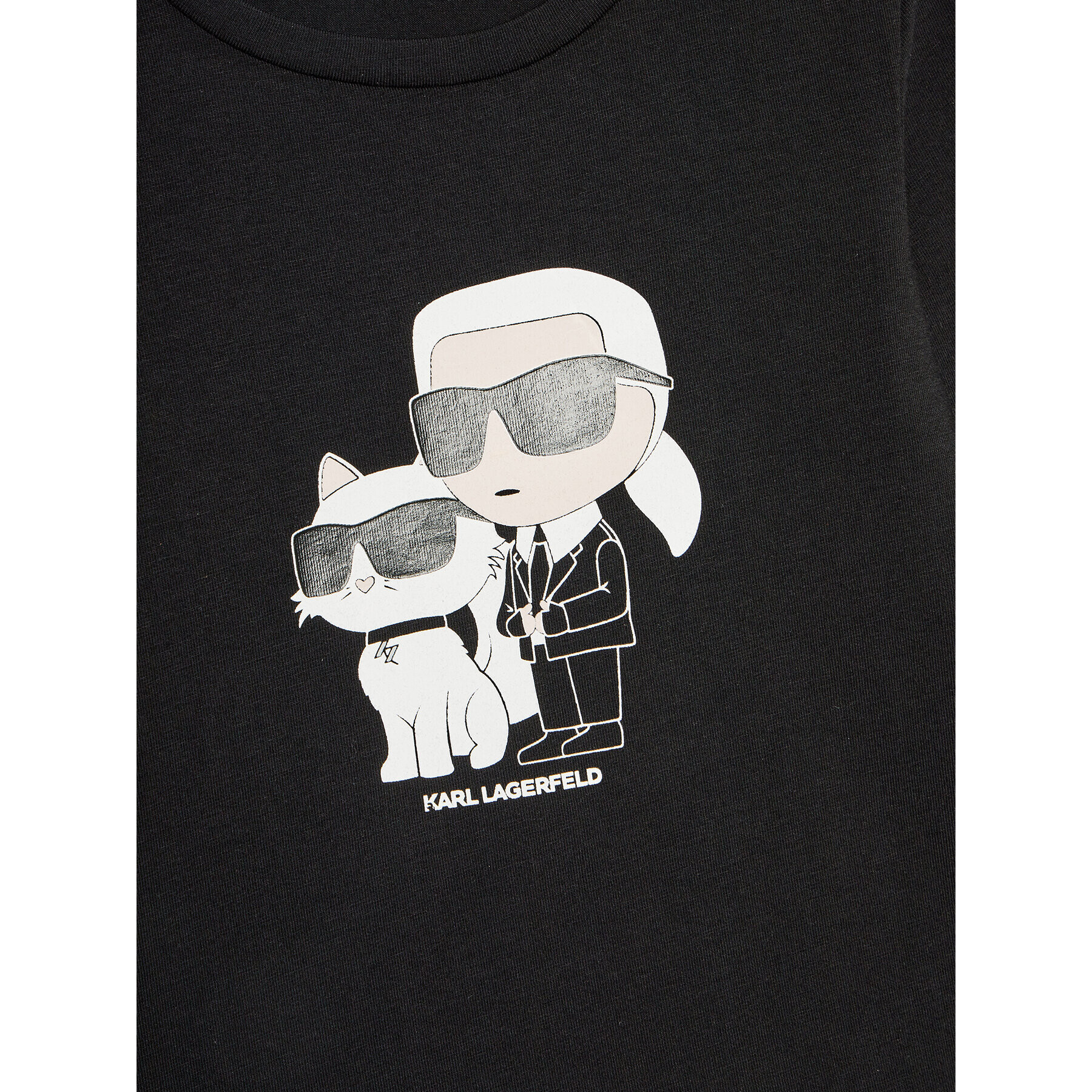 Karl Lagerfeld Kids Блуза Z15442 D Черен Regular Fit - Pepit.bg