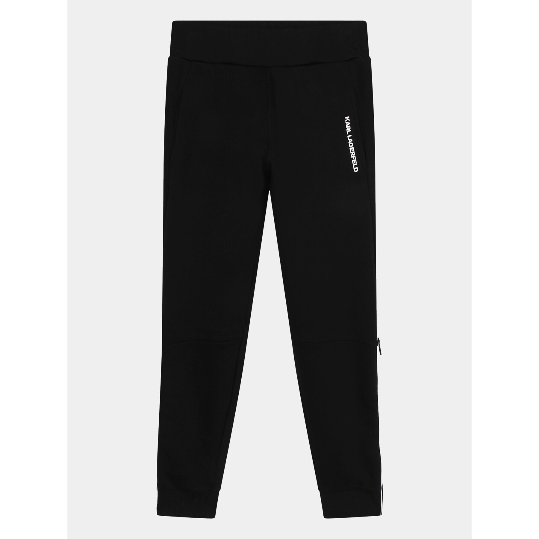 Karl Lagerfeld Kids Долнище анцуг Z24162 S Черен Regular Fit - Pepit.bg