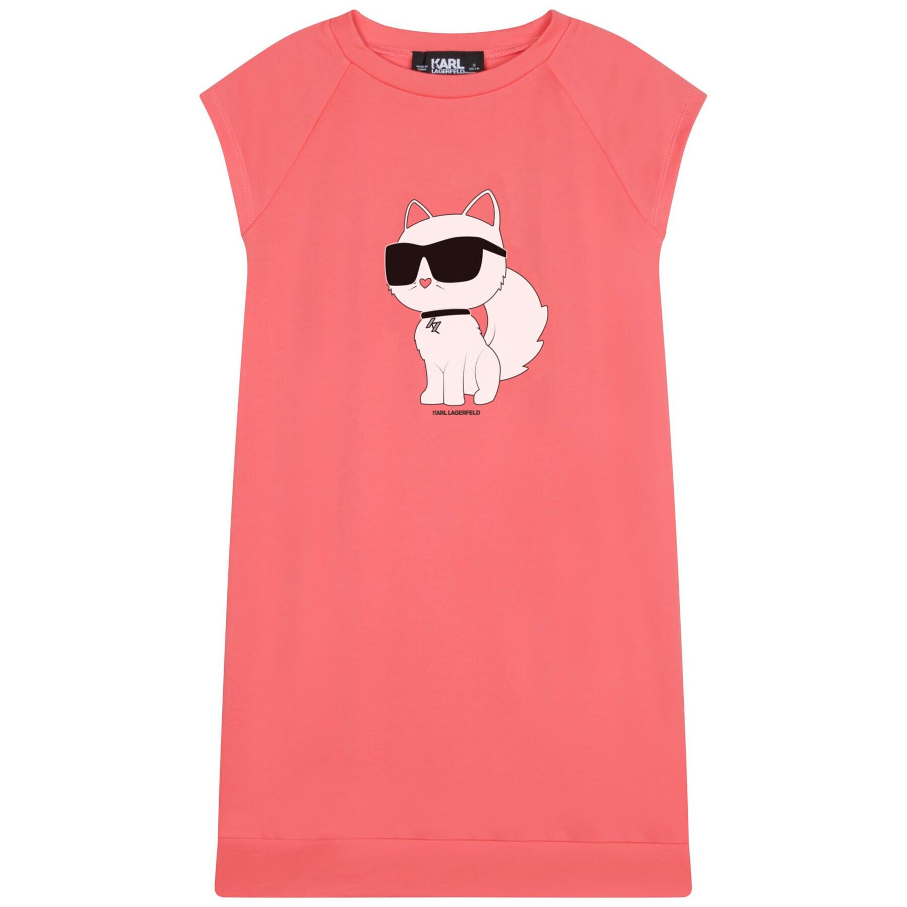 Karl Lagerfeld Kids Ежедневна рокля Z12235 D Червен Regular Fit - Pepit.bg