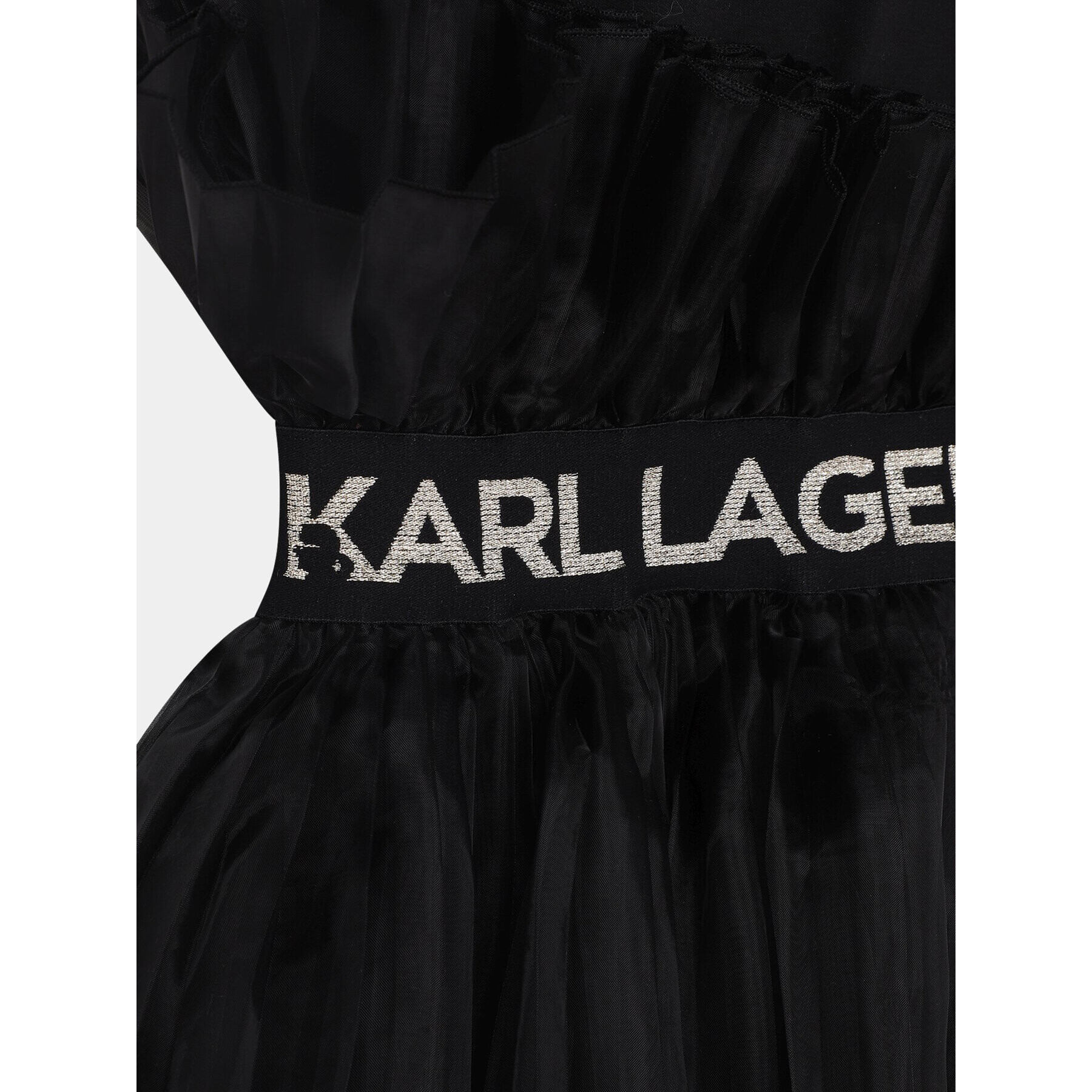 Karl Lagerfeld Kids Ежедневна рокля Z12260 S Черен Regular Fit - Pepit.bg