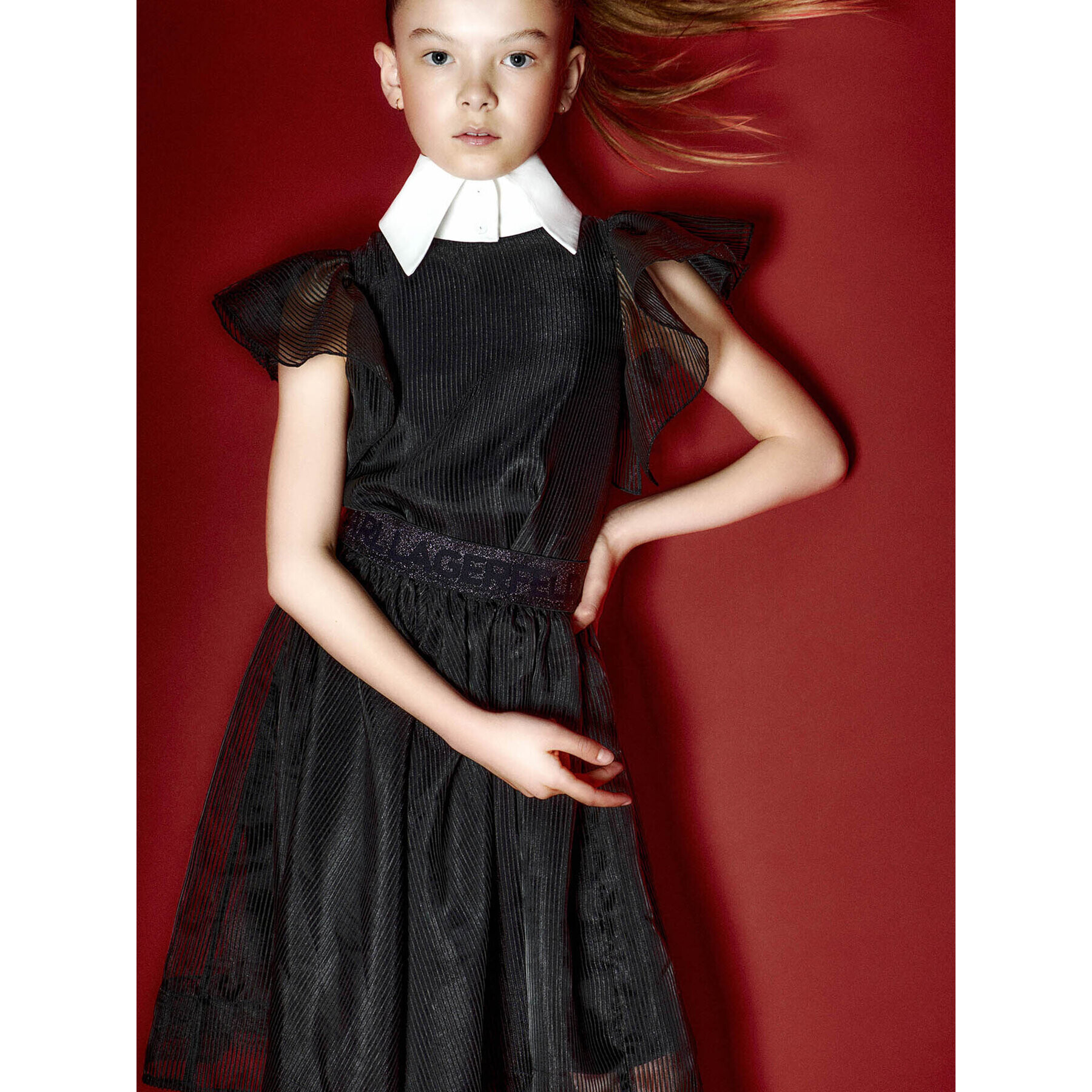 Karl Lagerfeld Kids Пола Z13093 S Черен Regular Fit - Pepit.bg
