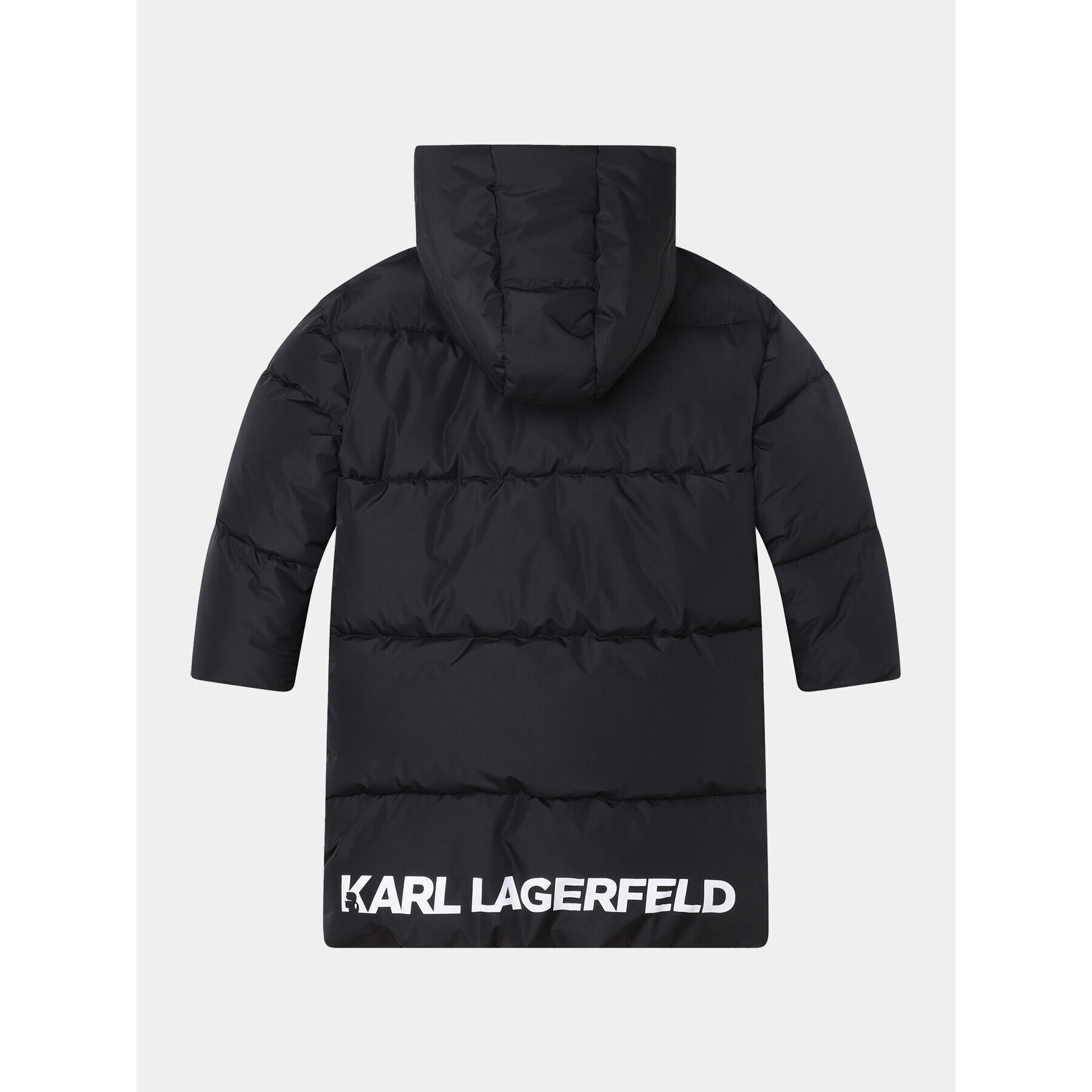 Karl Lagerfeld Kids Пухено яке Z26109 D Черен Regular Fit - Pepit.bg