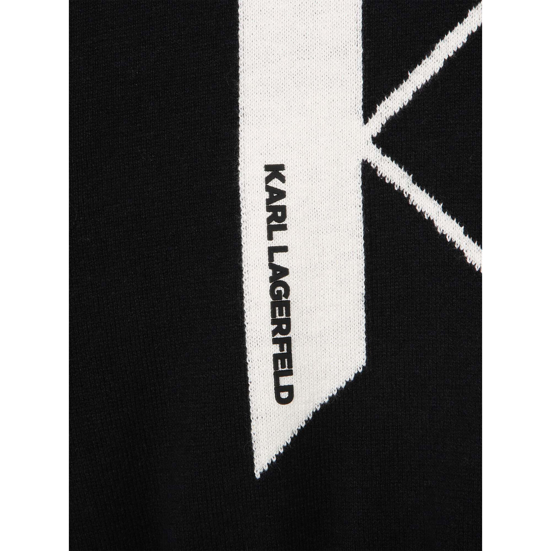 Karl Lagerfeld Kids Пуловер Z15453 D Черен Regular Fit - Pepit.bg