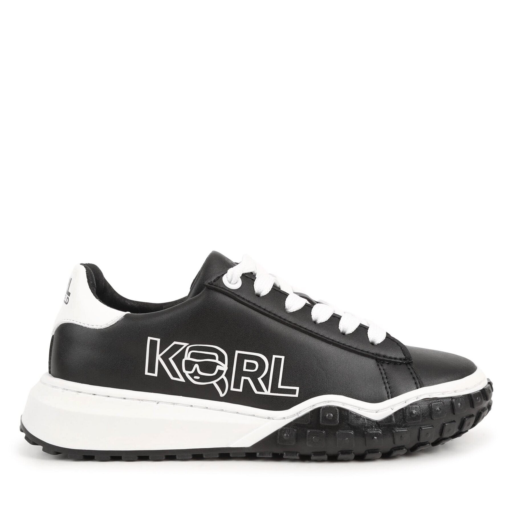 Karl Lagerfeld Kids Сникърси Z29058 Черен - Pepit.bg