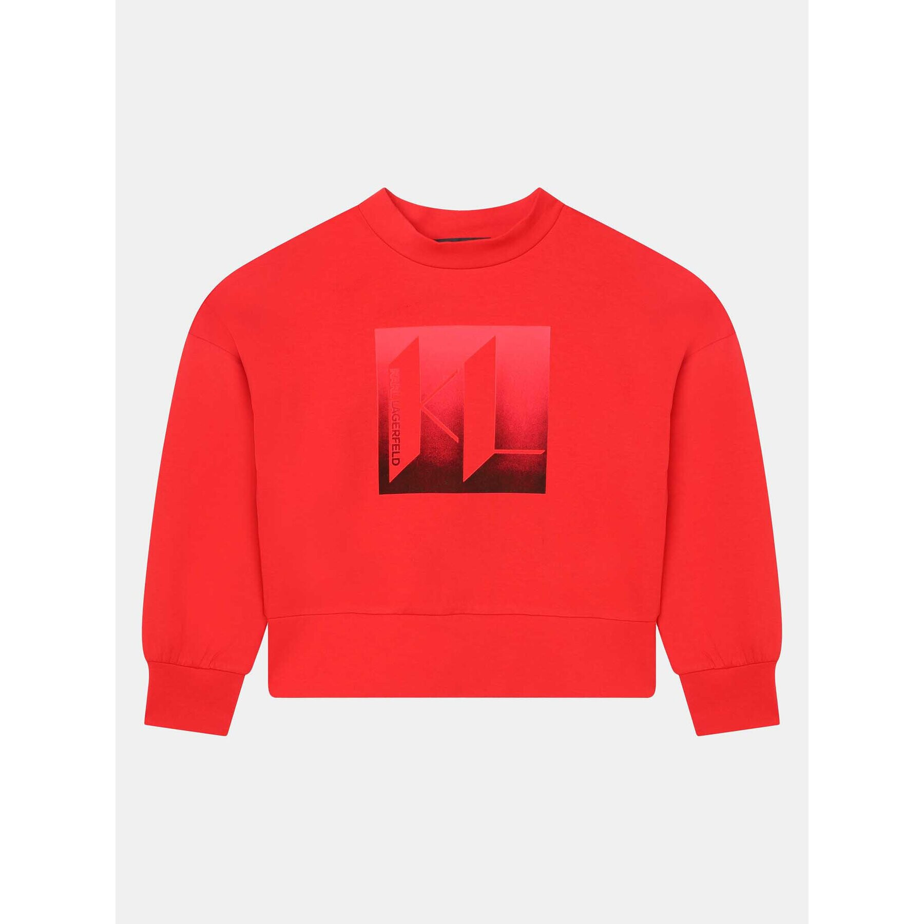 Karl Lagerfeld Kids Суитшърт Z15461 D Червен Regular Fit - Pepit.bg