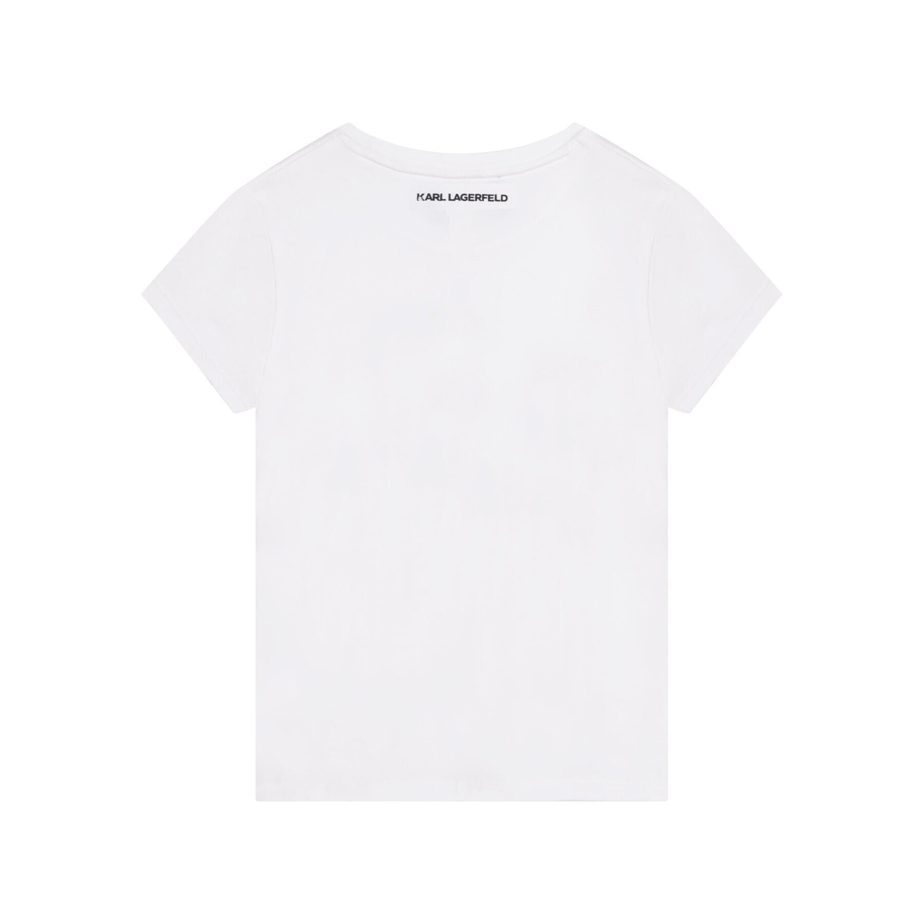 Karl Lagerfeld Kids Тишърт Z15420 D Бял Regular Fit - Pepit.bg