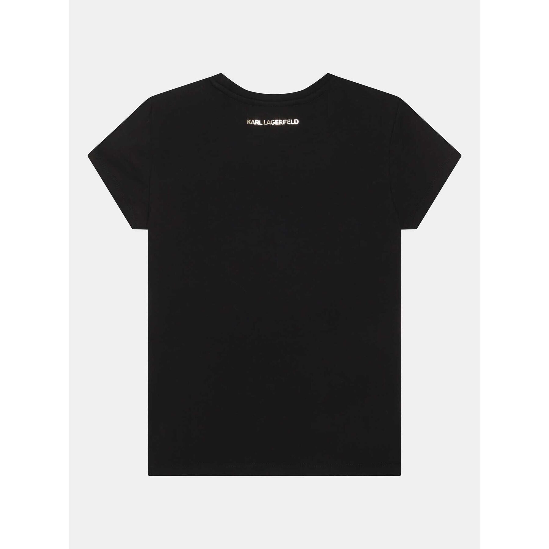 Karl Lagerfeld Kids Тишърт Z15435 D Черен Regular Fit - Pepit.bg