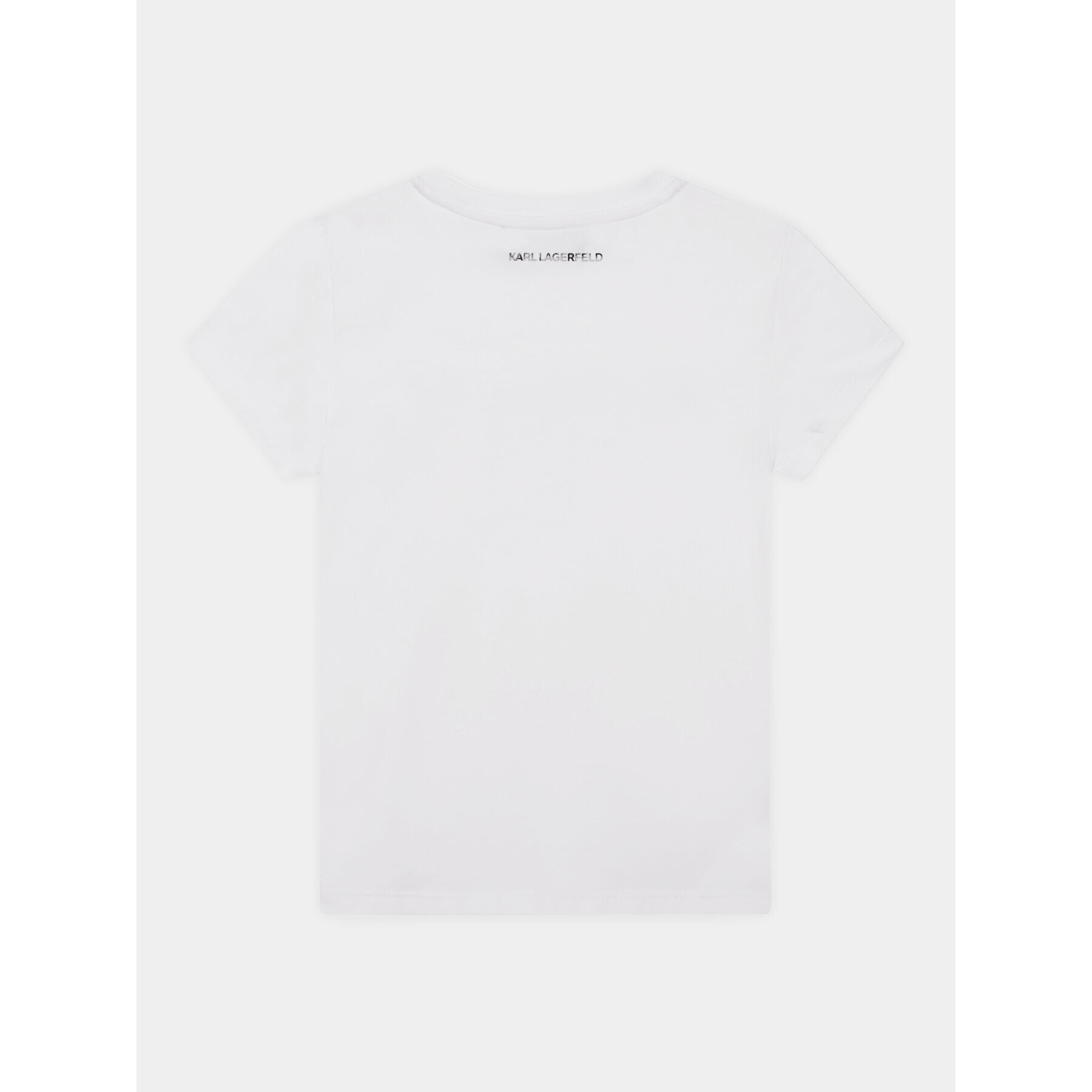 Karl Lagerfeld Kids Тишърт Z15435 M Бял Regular Fit - Pepit.bg
