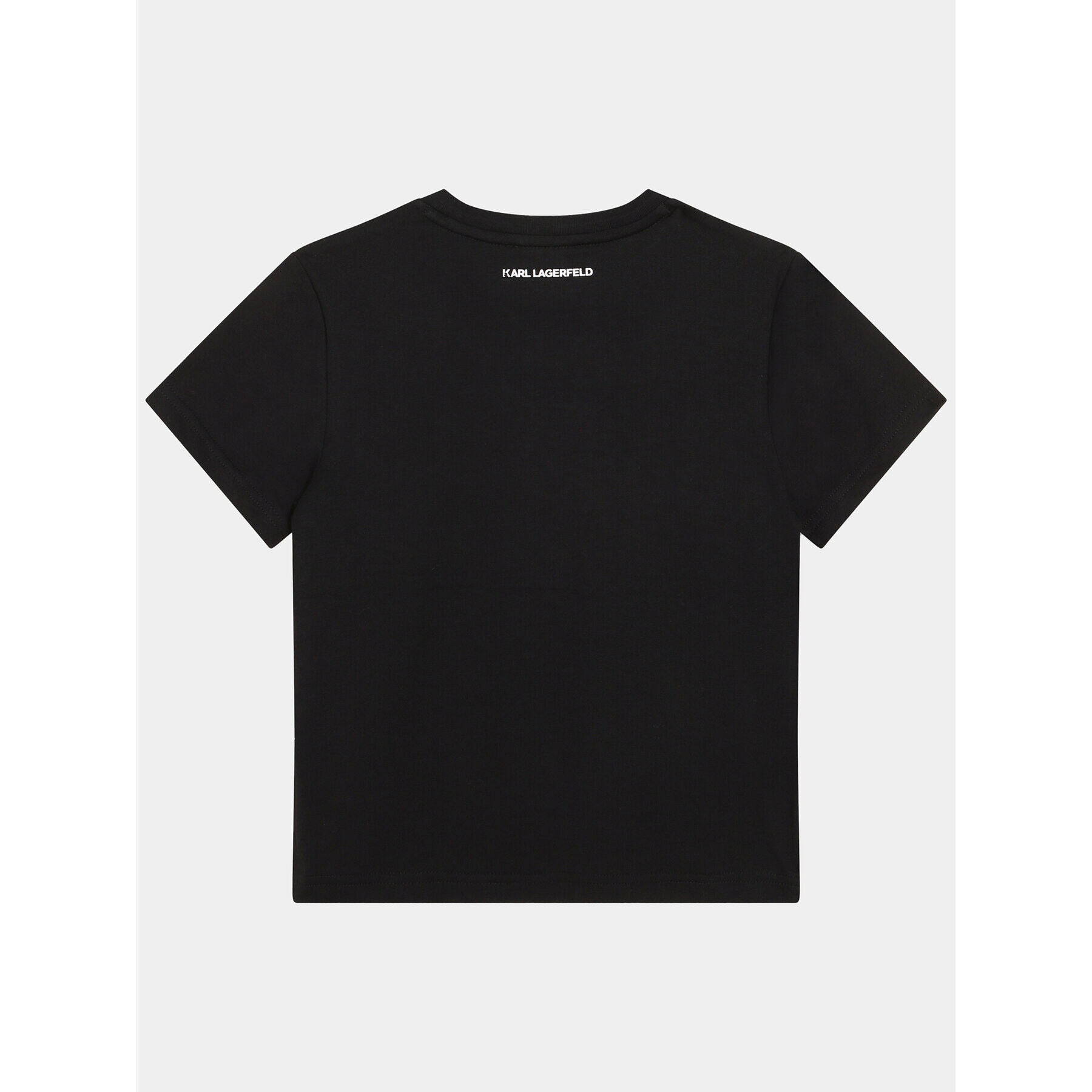 Karl Lagerfeld Kids Тишърт Z15436 M Черен Regular Fit - Pepit.bg