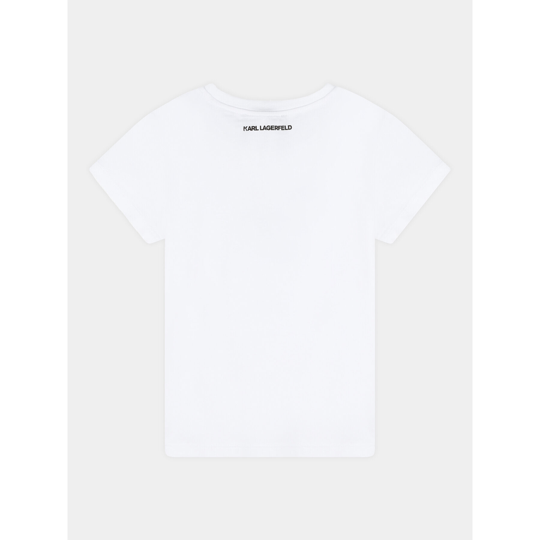 Karl Lagerfeld Kids Тишърт Z15437 D Бял Regular Fit - Pepit.bg
