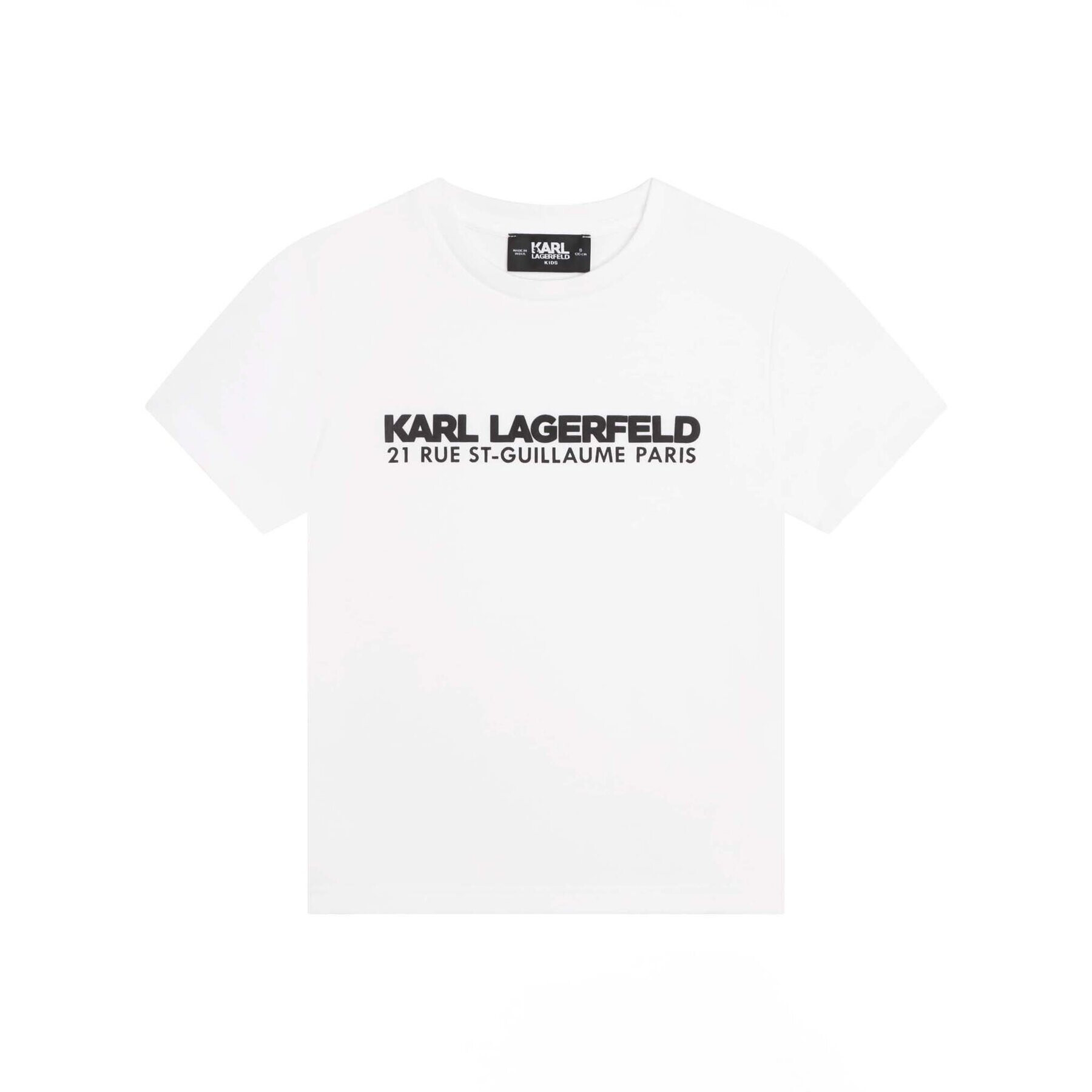 Karl Lagerfeld Kids Тишърт Z25393 D Бял Regular Fit - Pepit.bg