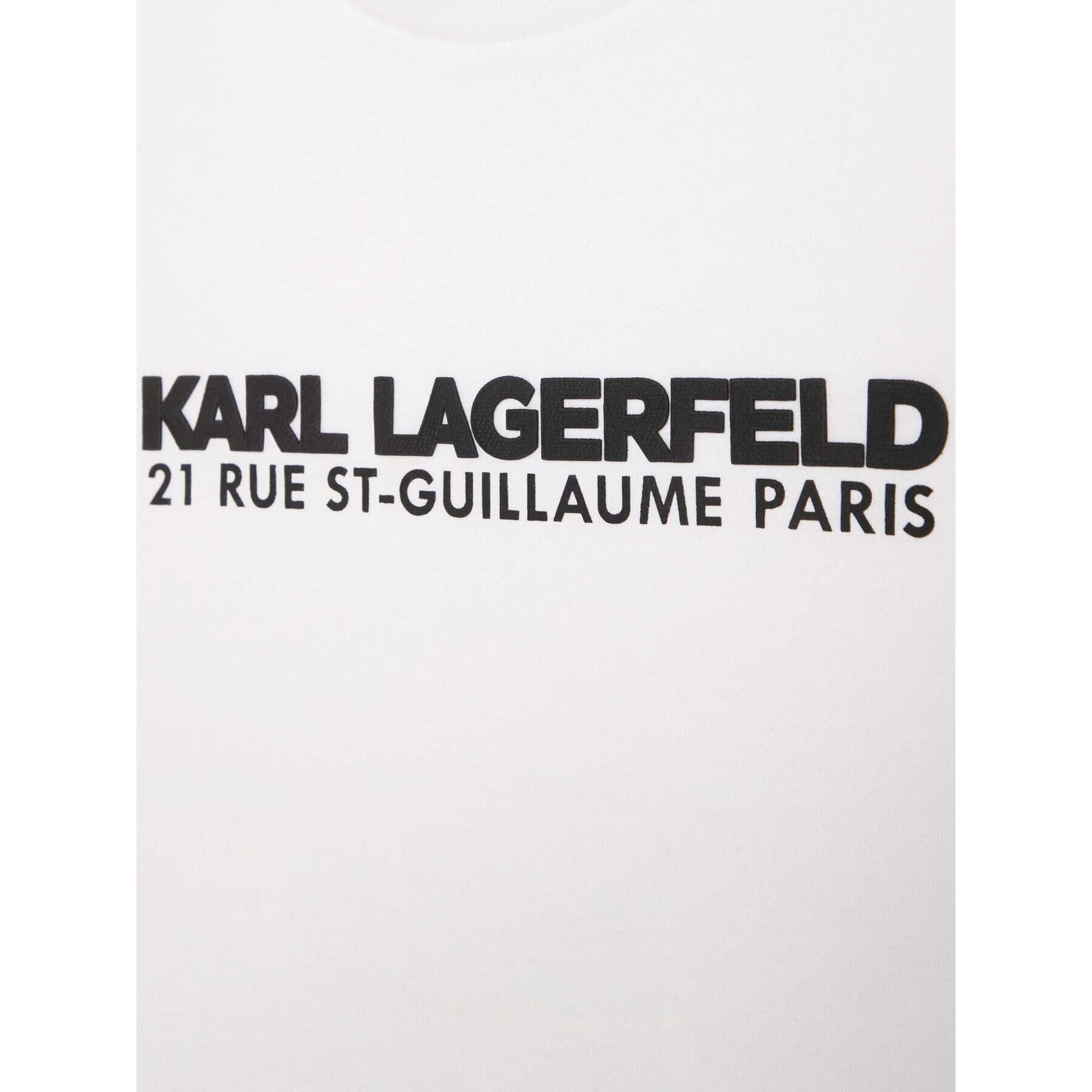 Karl Lagerfeld Kids Тишърт Z25393 D Бял Regular Fit - Pepit.bg